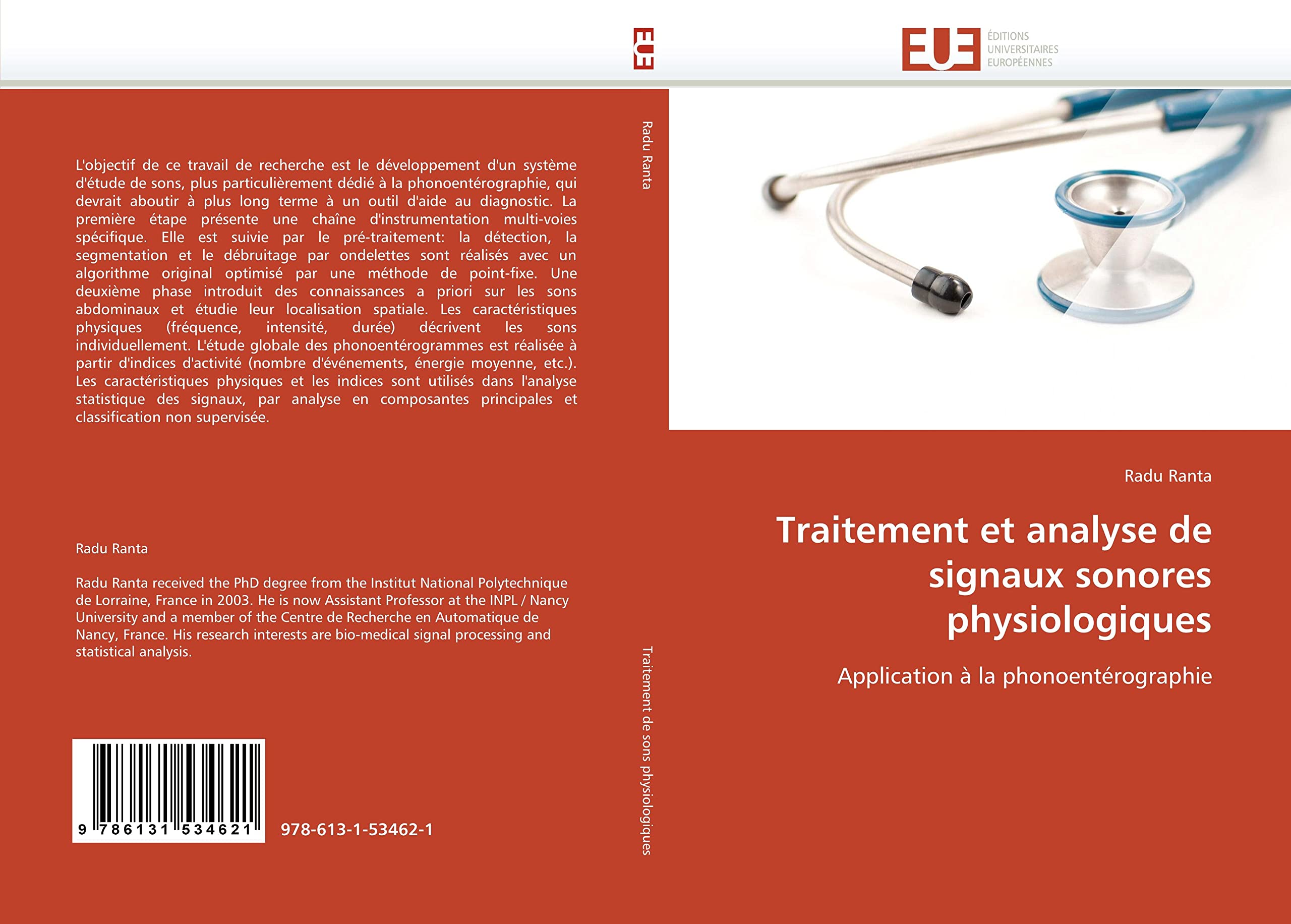 Traitement et analyse de signaux sonores physiologiques: Application à la phonoentérographie book