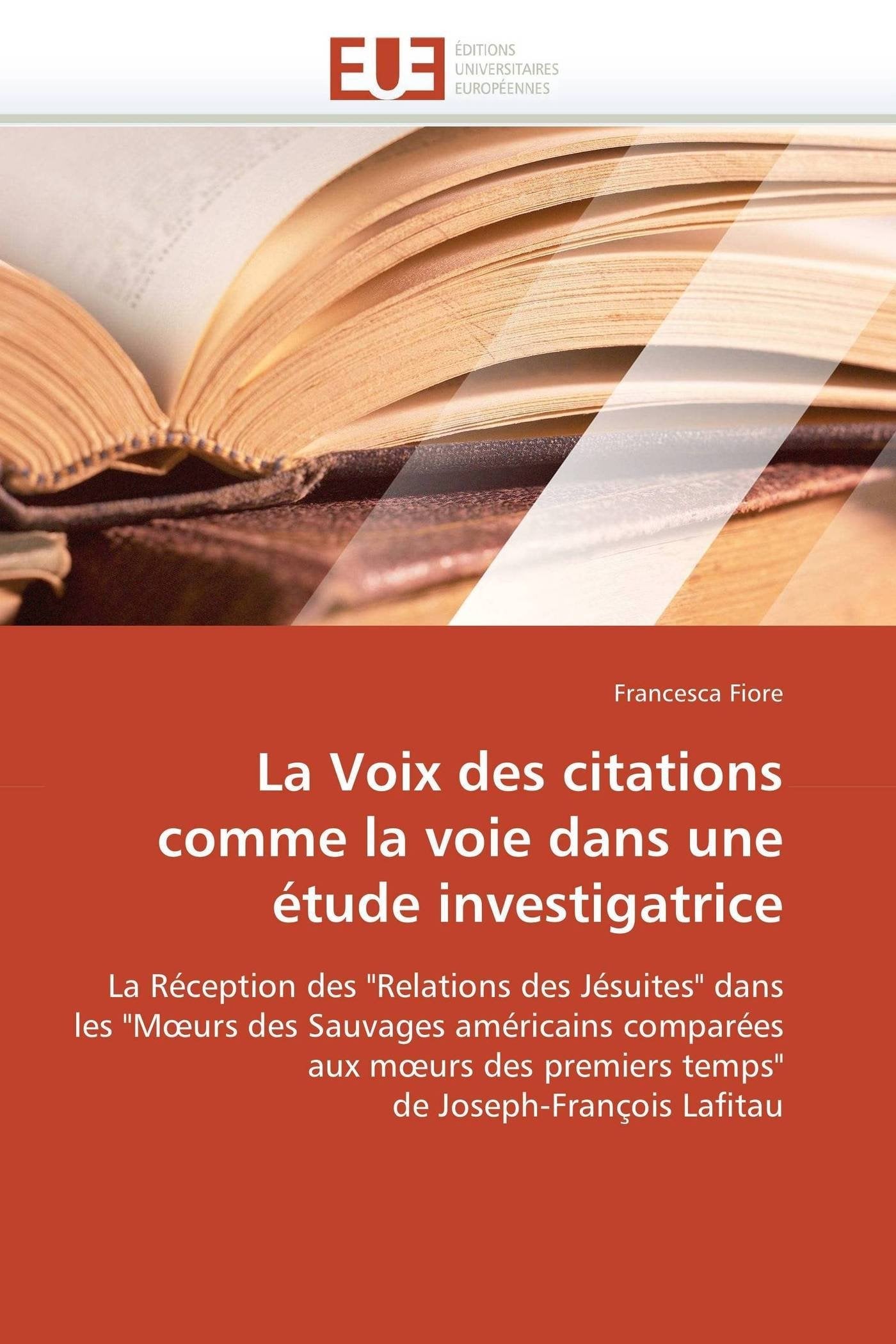 La Voix des citations comme la voie dans une étude investigatrice book