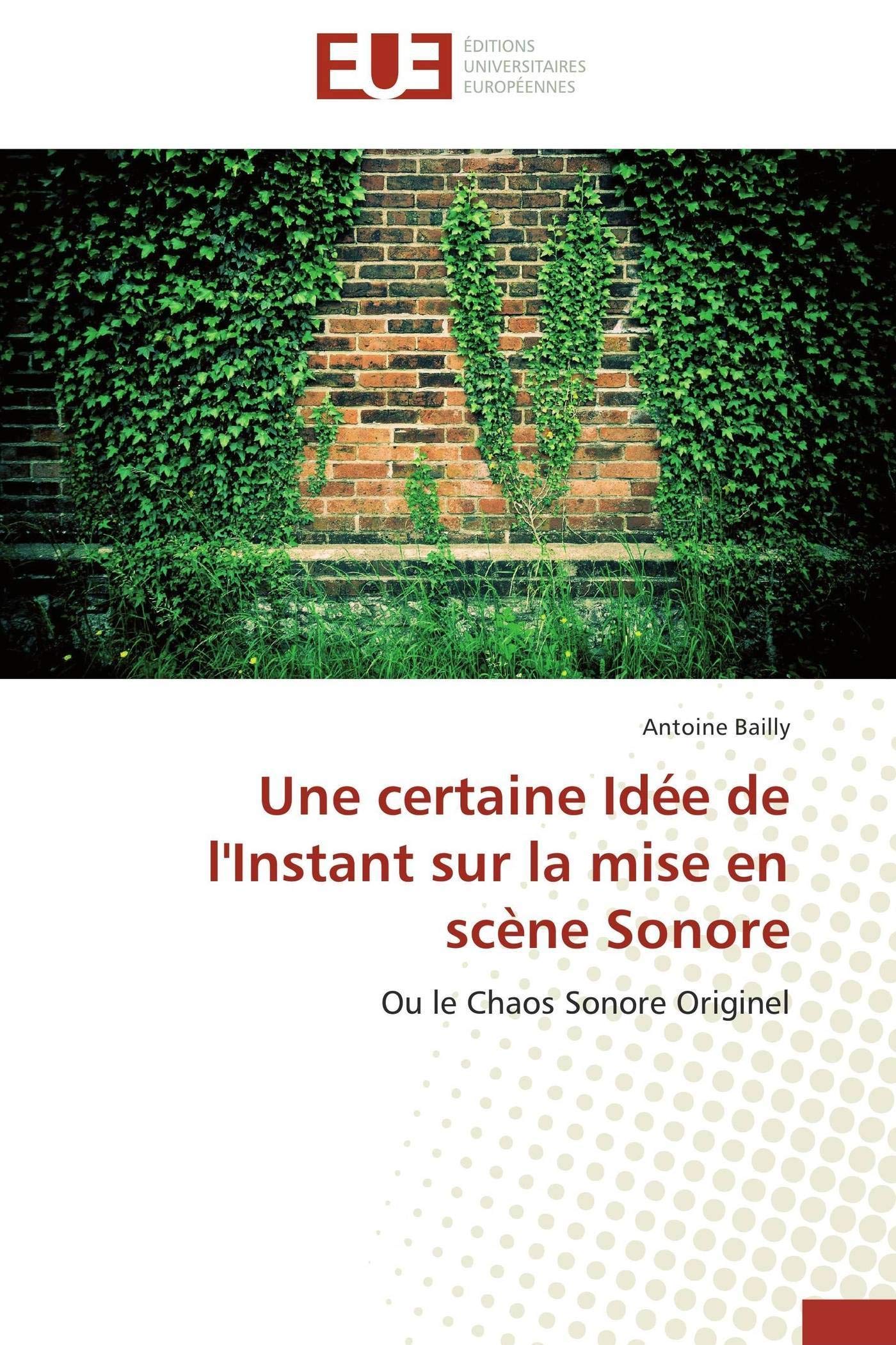 Une certaine Idée de l'Instant sur la mise en scène Sonore: Ou le Chaos Sonore Originel book