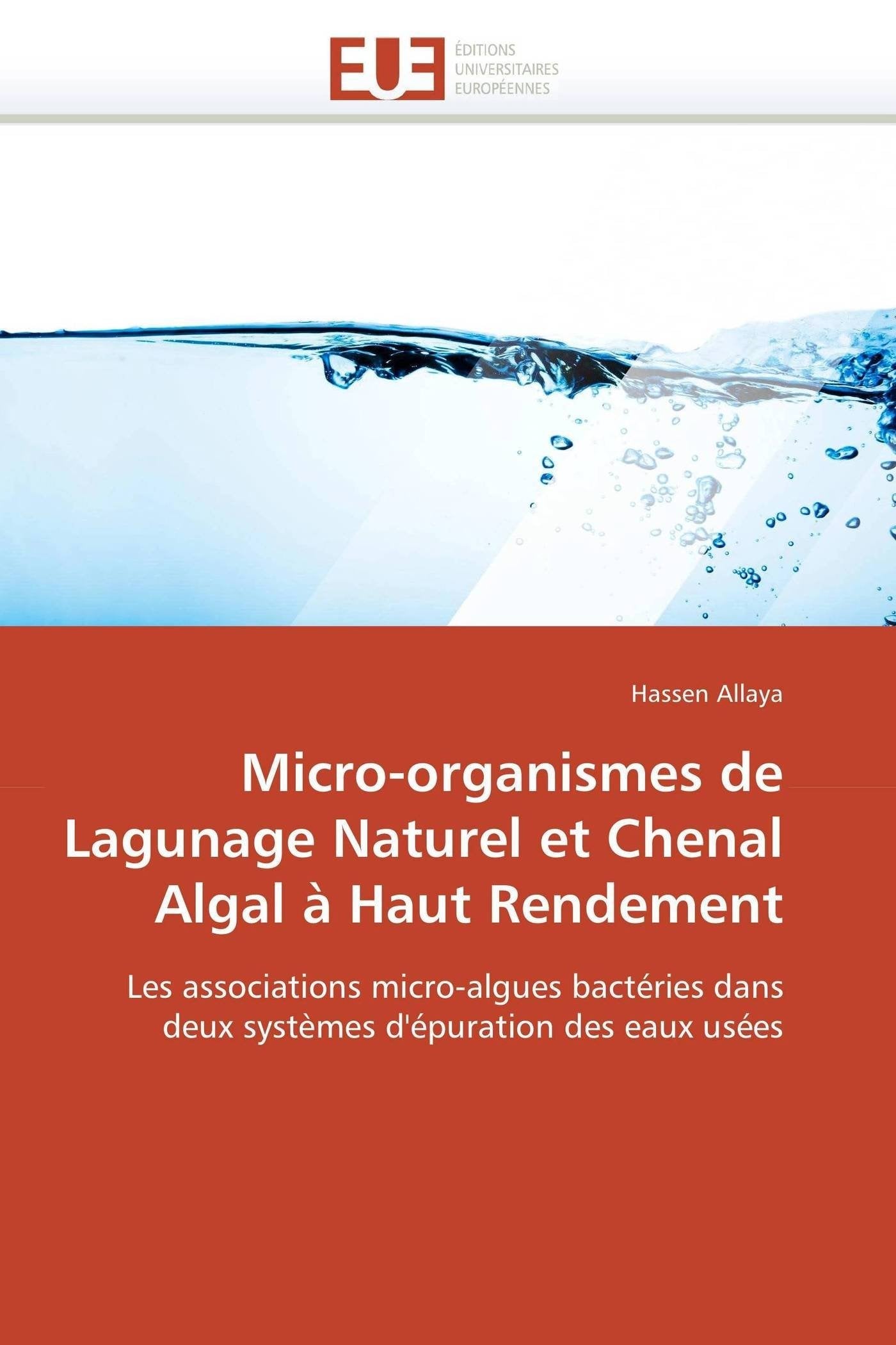 Micro-organismes de Lagunage Naturel et Chenal Algal à Haut Rendement: Les associations micro-algues bactéries dans deux systèmes d'épuration des eaux usées book