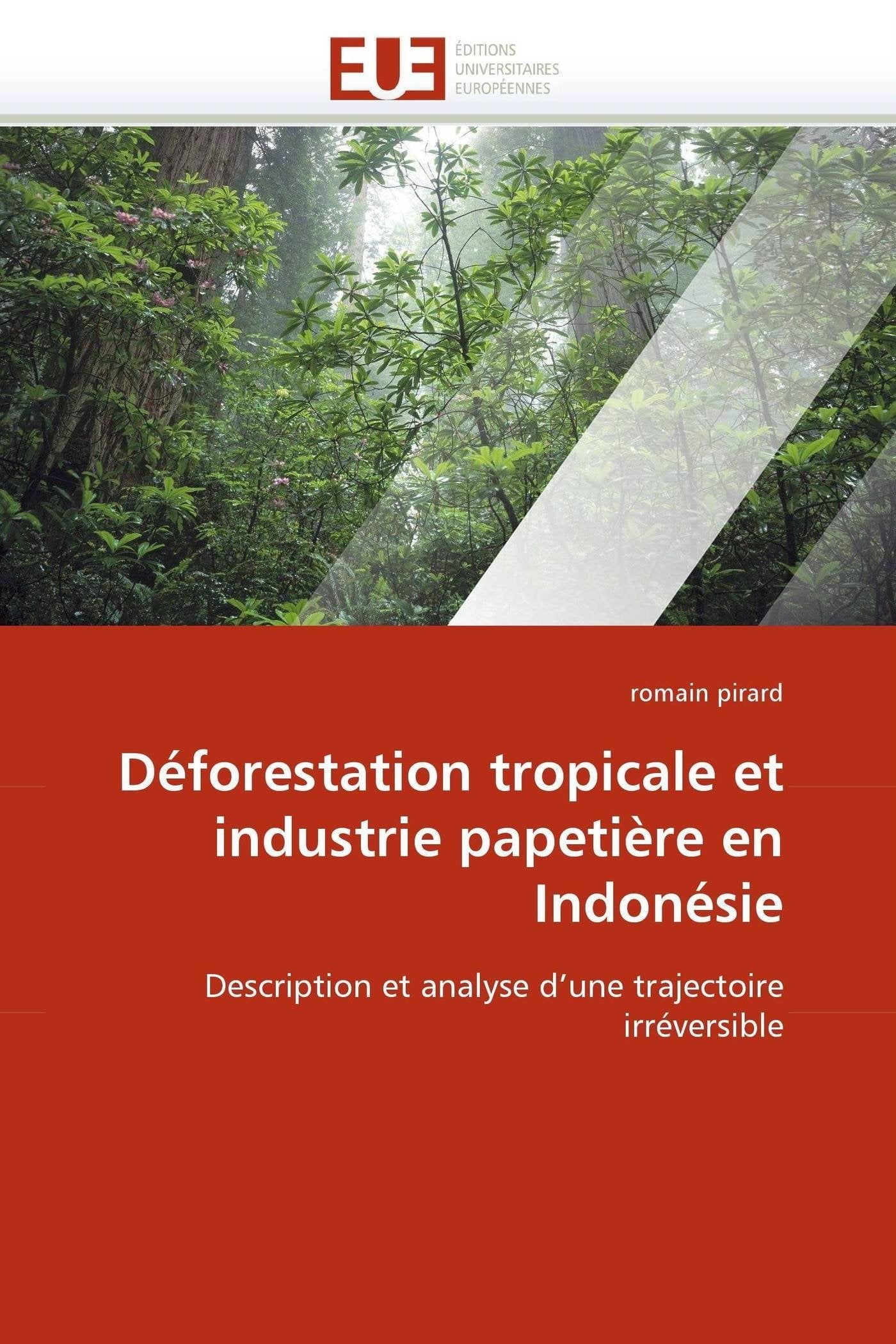 Déforestation tropicale et industrie papetière en Indonésie: Description et analyse d'une trajectoire irréversible book