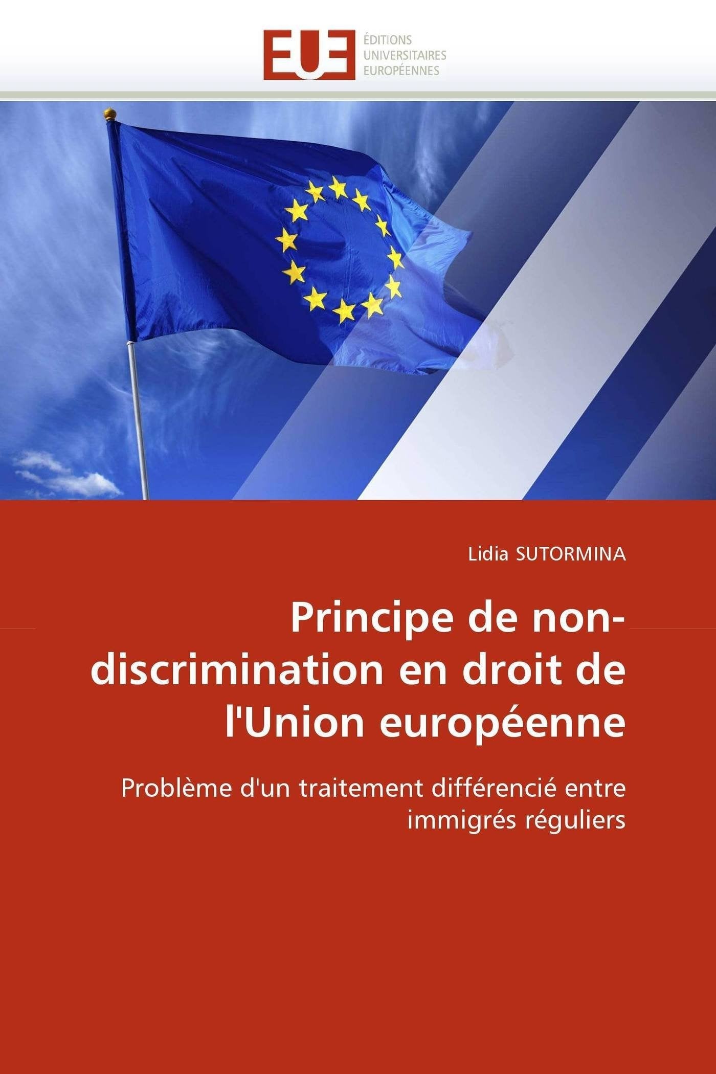Principe de non-discrimination en droit de l''union européenne book