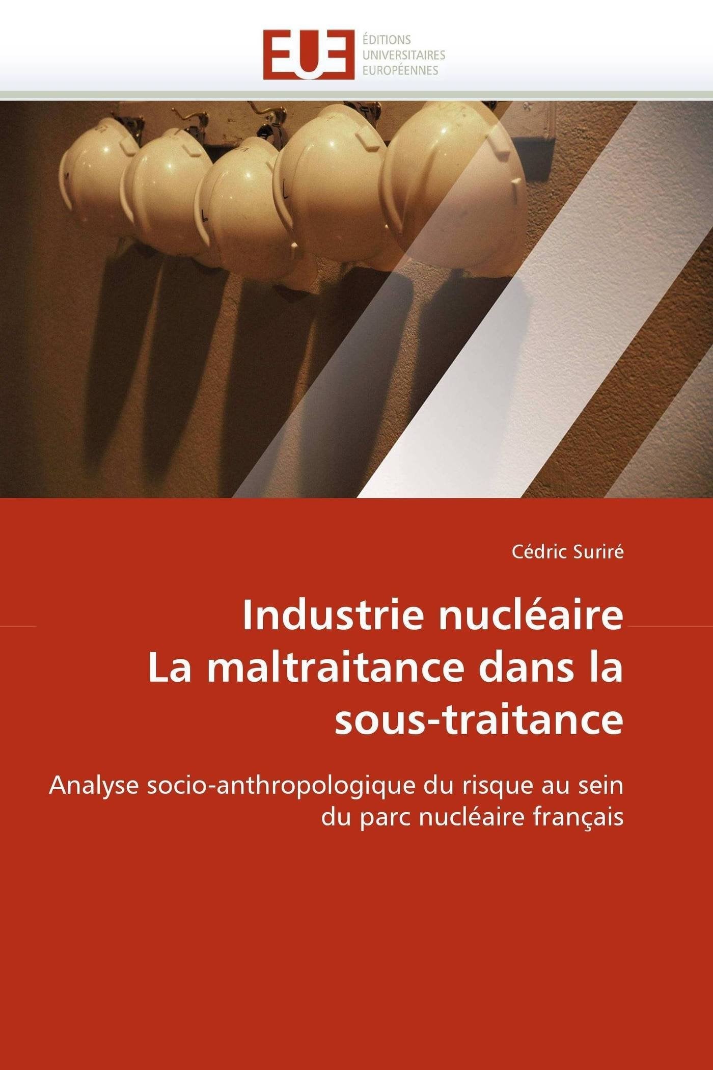 Industrie nucléaire La maltraitance dans la sous-traitance: Analyse socio-anthropologique du risque au sein du parc nucléaire français book