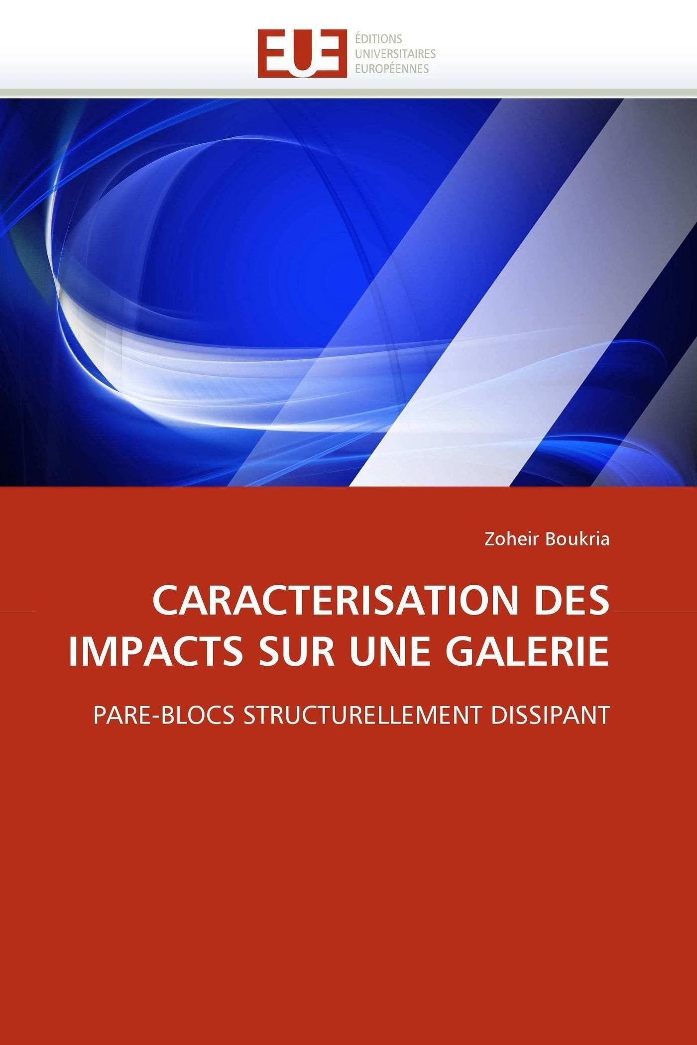 CARACTERISATION DES IMPACTS SUR UNE GALERIE: PARE-BLOCS STRUCTURELLEMENT DISSIPANT book