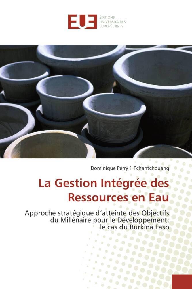 La Gestion Intégrée des Ressources en Eau: Approche stratégique d'atteinte des Objectifs du Millénaire pour le Développement: le cas du Burkina Faso book