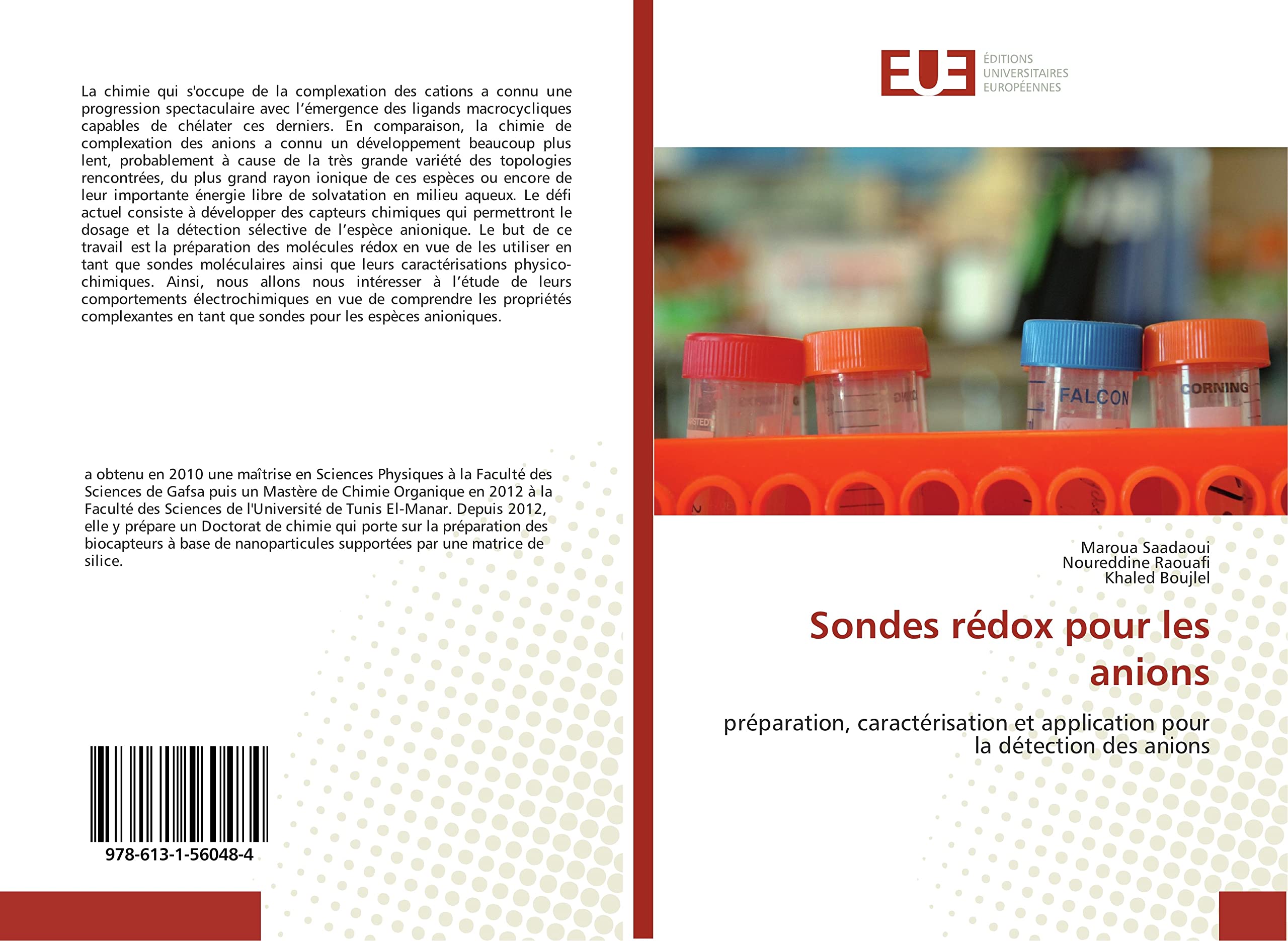 Sondes rédox pour les anions: préparation, caractérisation et application pour la détection des anions book
