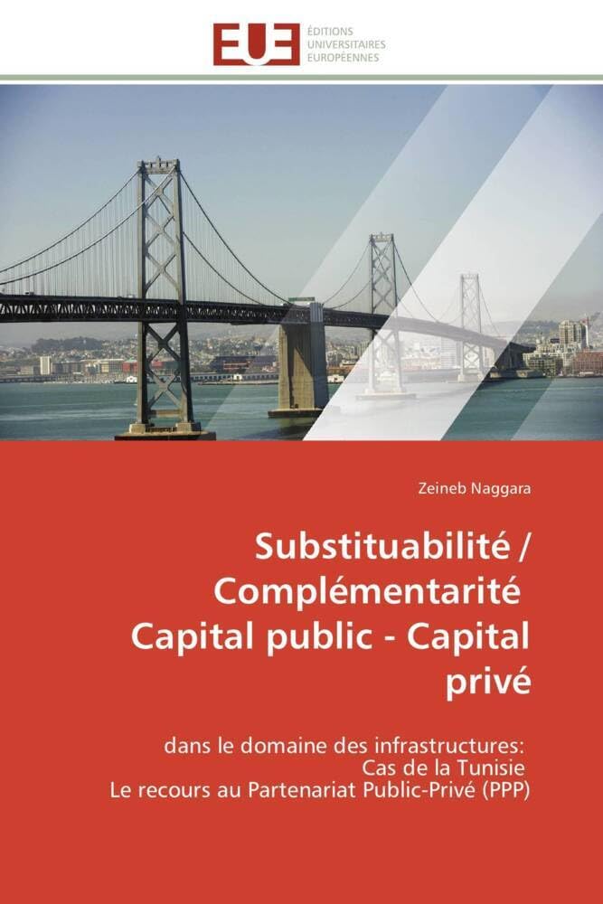 Substituabilité / Complémentarité Capital public - Capital privé: dans le domaine des infrastructures: Cas de la Tunisie Le recours au Partenariat Public-Privé (PPP) book