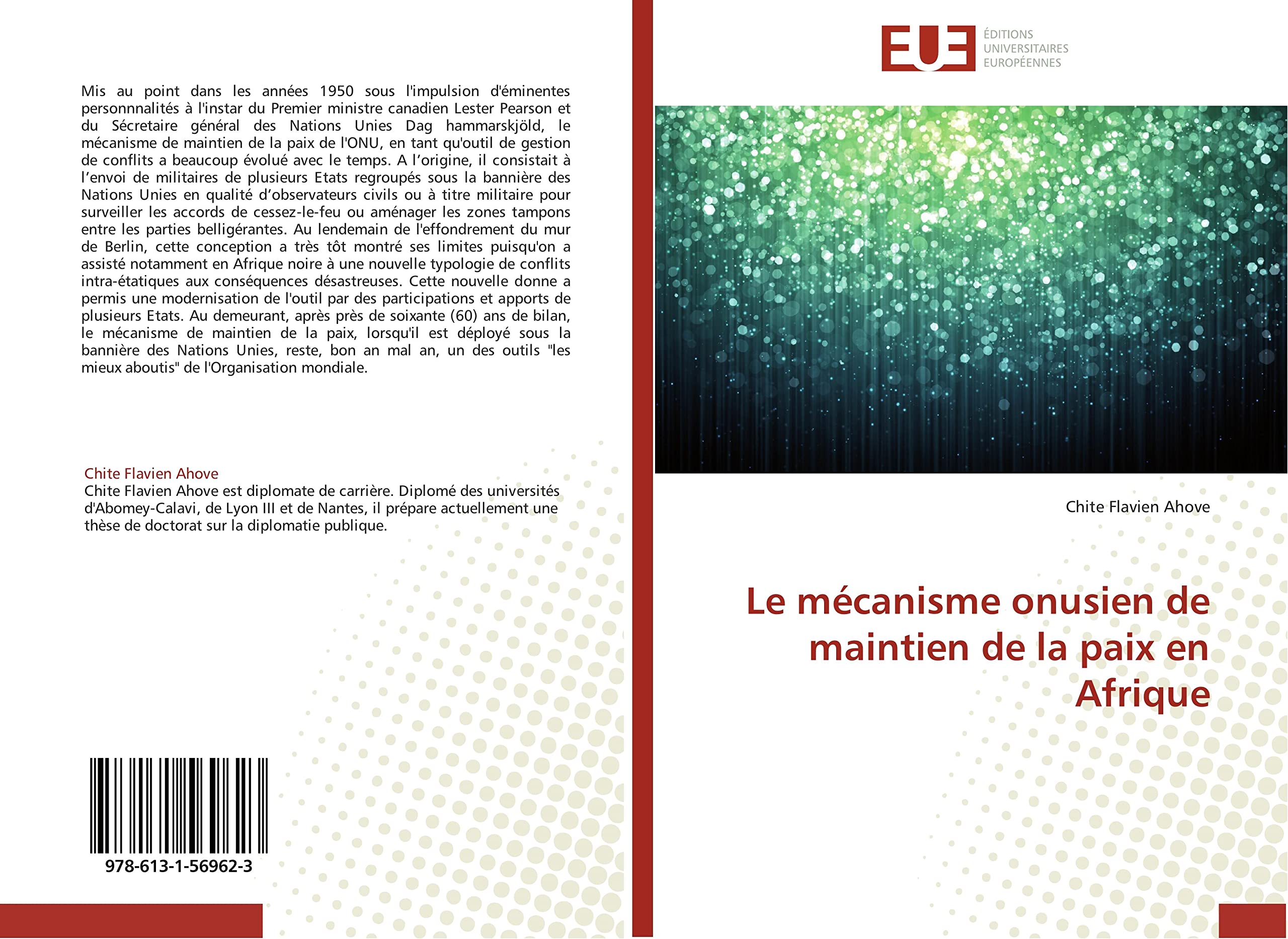 Le mécanisme onusien de maintien de la paix en Afrique: Essai de problématisation didactique d''une question issue du terrain book