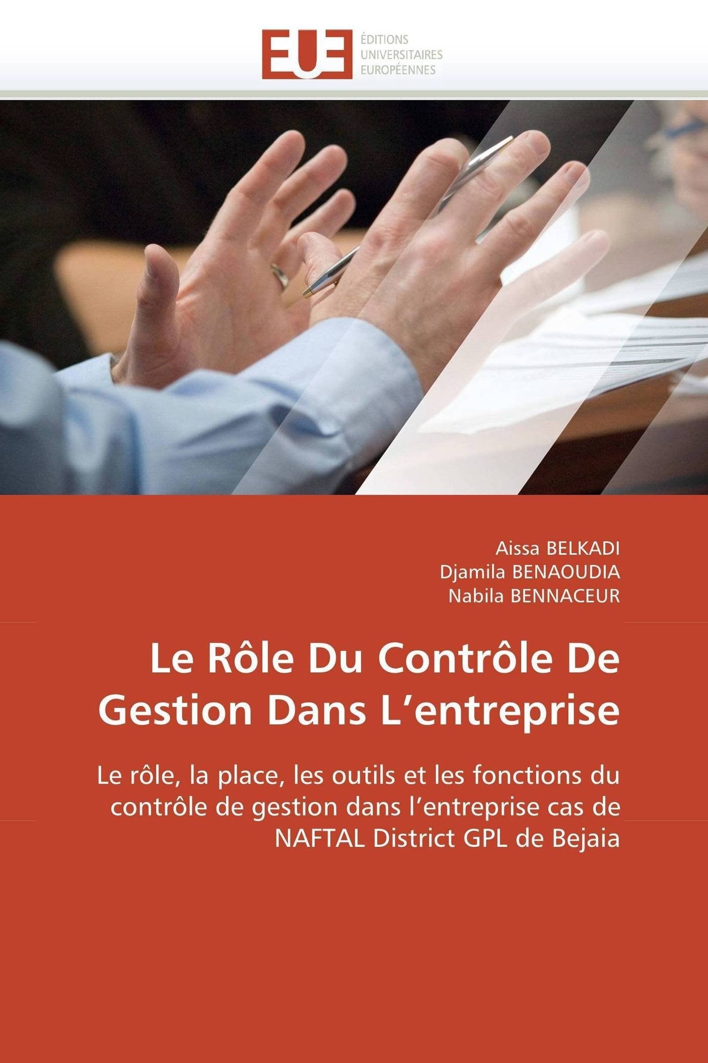 Le Rôle Du Contrôle De Gestion Dans L'entreprise: Le rôle, la place, les outils et les fonctions du contrôle de gestion dans l'entreprise cas de NAFTAL District GPL de Bejaia book