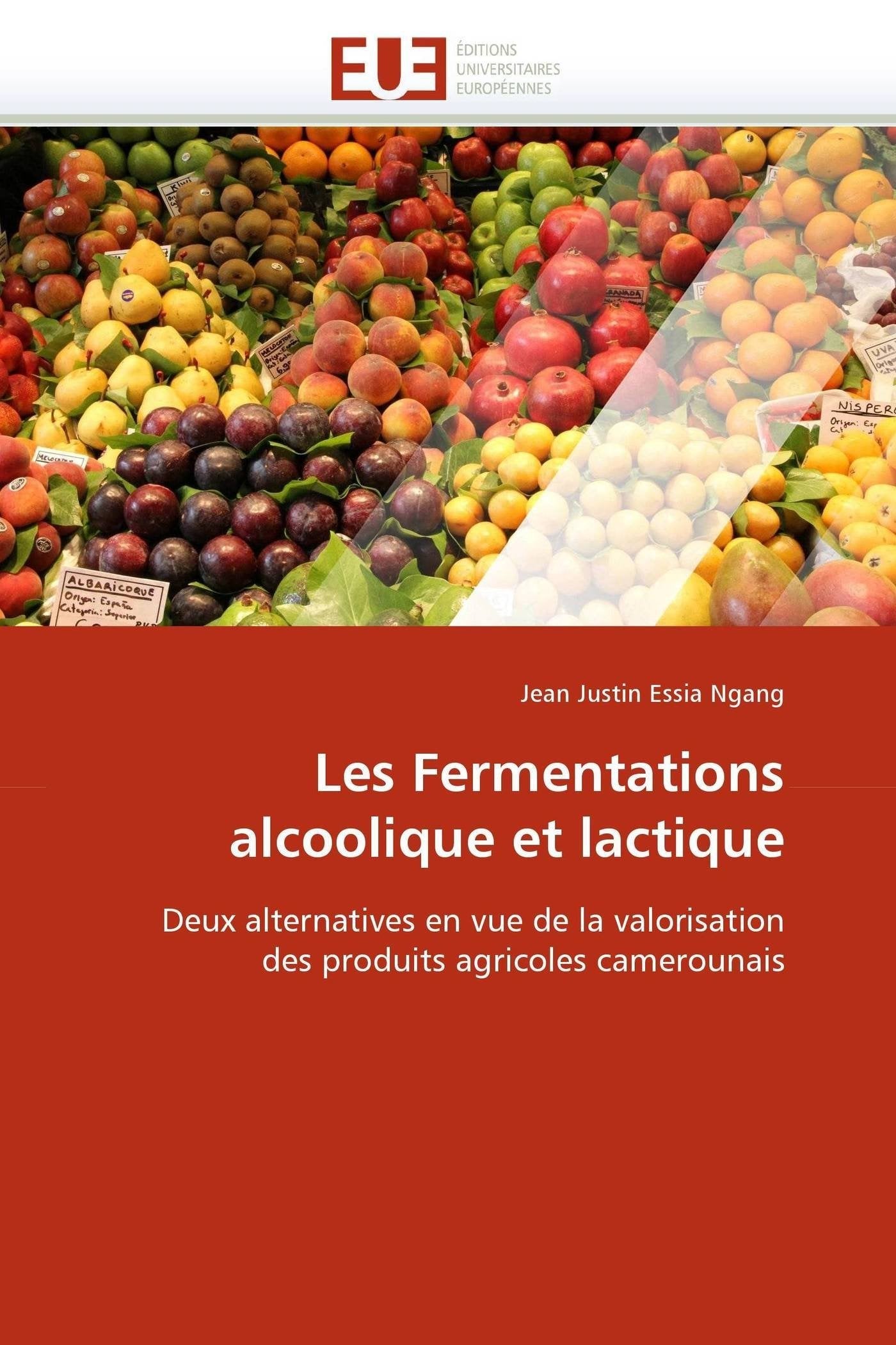 Les Fermentations alcoolique et lactique: Deux alternatives en vue de la valorisation des produits agricoles camerounais book
