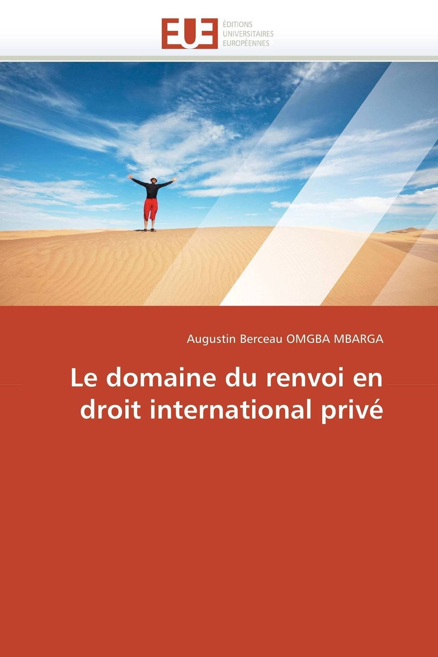 Le domaine du renvoi en droit international privé book