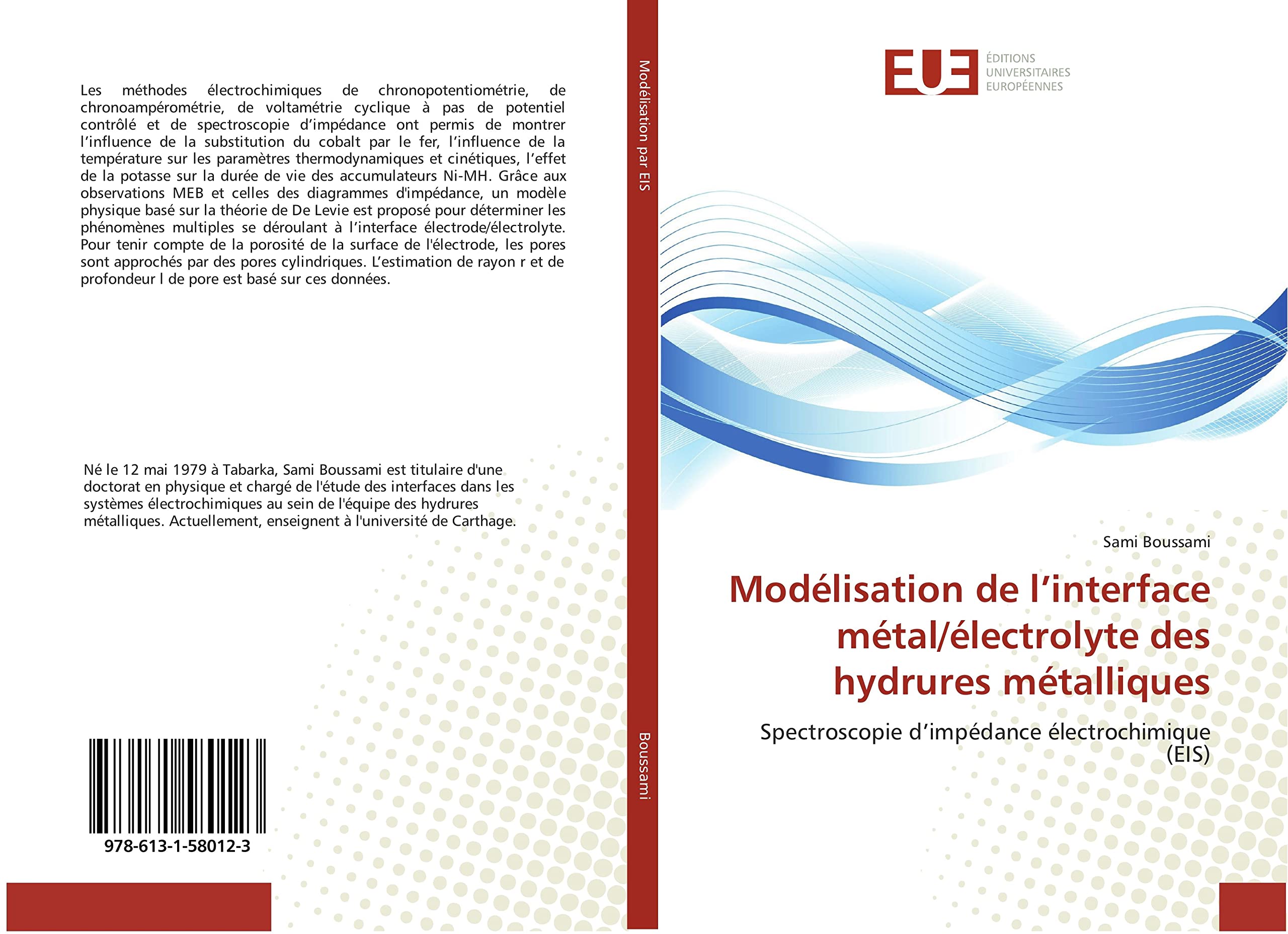 Modélisation de l’interface métal/électrolyte des hydrures métalliques: Spectroscopie d’impédance électrochimique (EIS) book