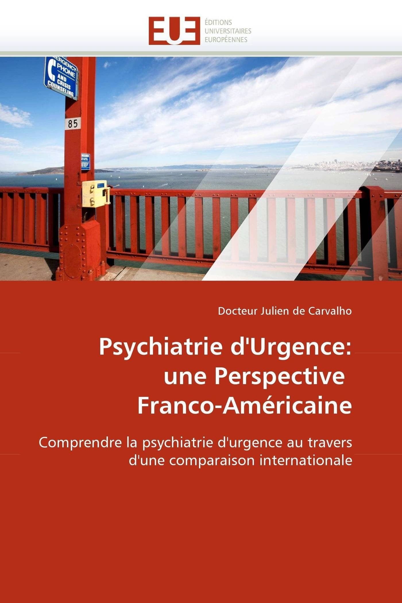 Psychiatrie d'Urgence: une Perspective Franco-Américaine: Comprendre la psychiatrie d'urgence au travers d'une comparaison internationale book