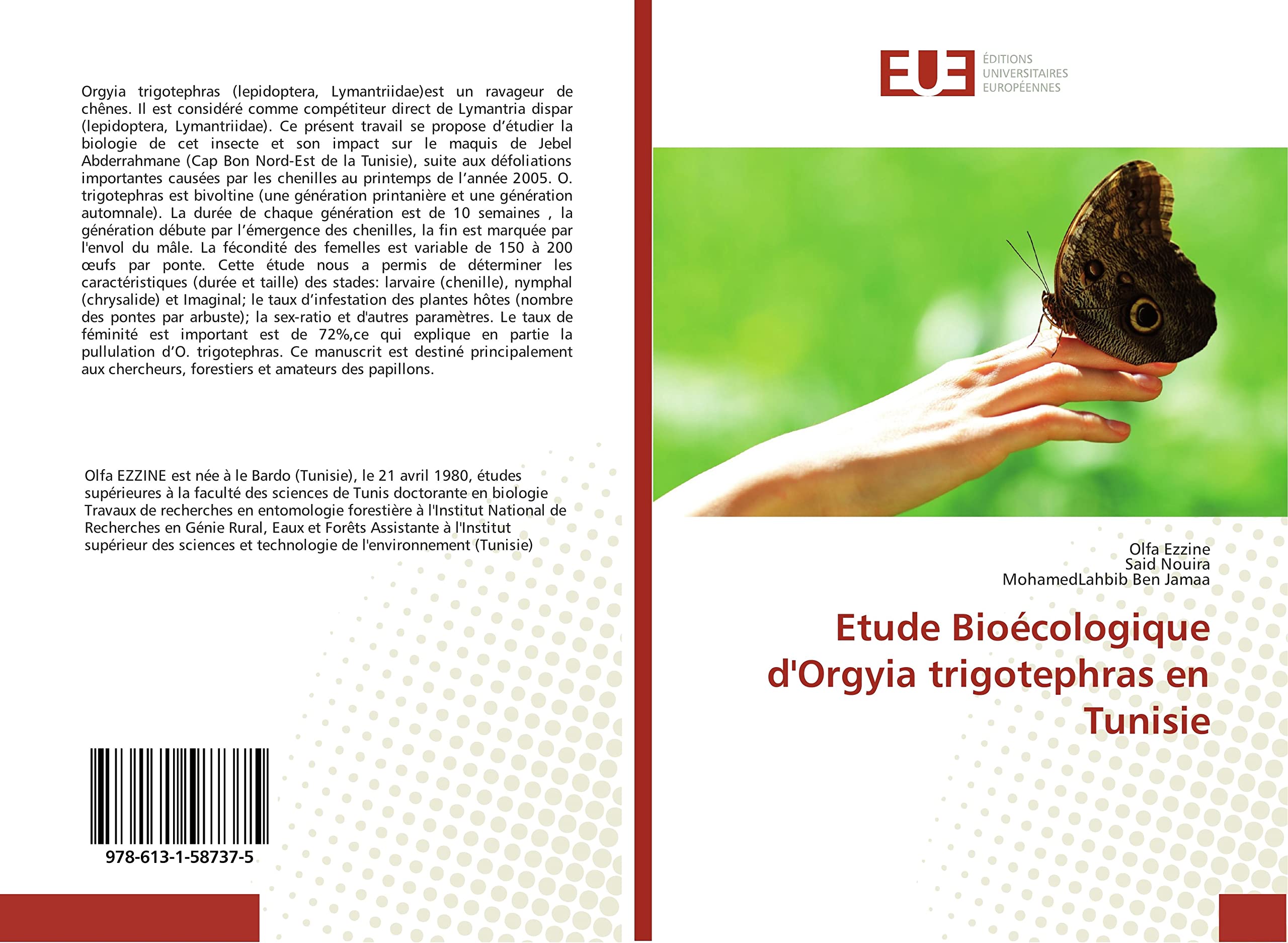 Etude Bioécologique d'Orgyia trigotephras en Tunisie book