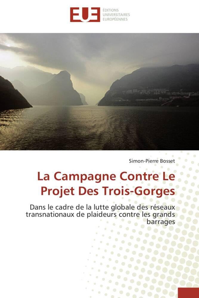 La Campagne Contre Le Projet Des Trois-Gorges: Dans le cadre de la lutte globale des réseaux transnationaux de plaideurs contre les grands barrages book