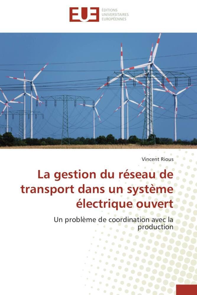 La gestion du réseau de transport dans un système électrique ouvert: Un problème de coordination avec la production book