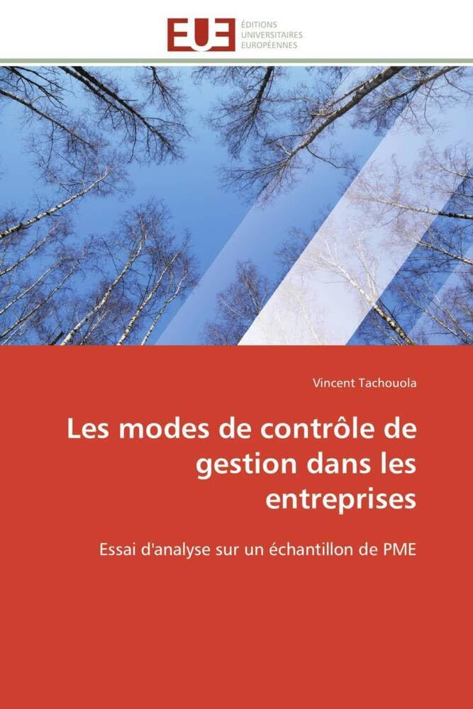 Les modes de contrôle de gestion dans les entreprises: Essai d'analyse sur un échantillon de PME book