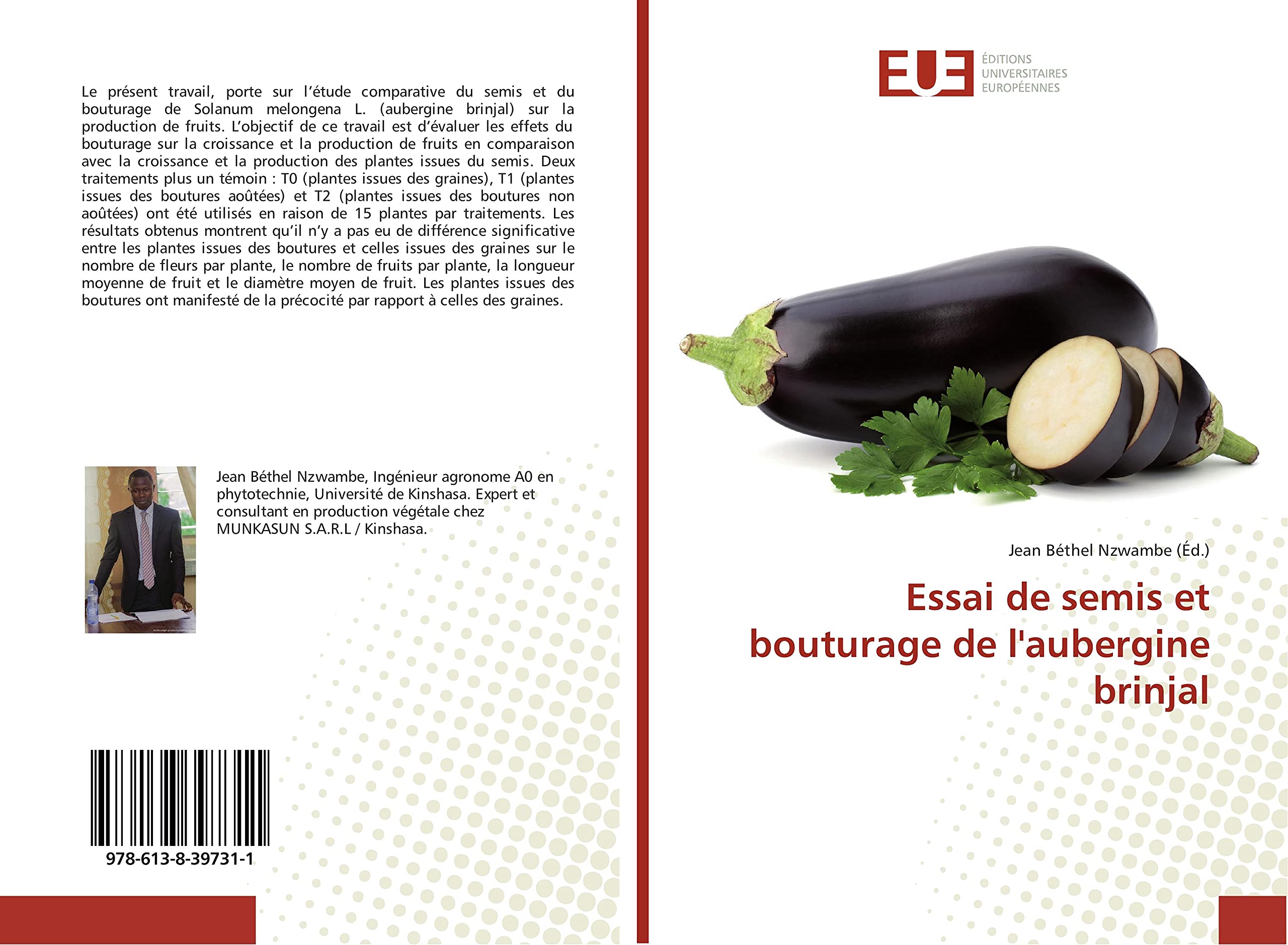 Essai de semis et bouturage de l'aubergine brinjal book