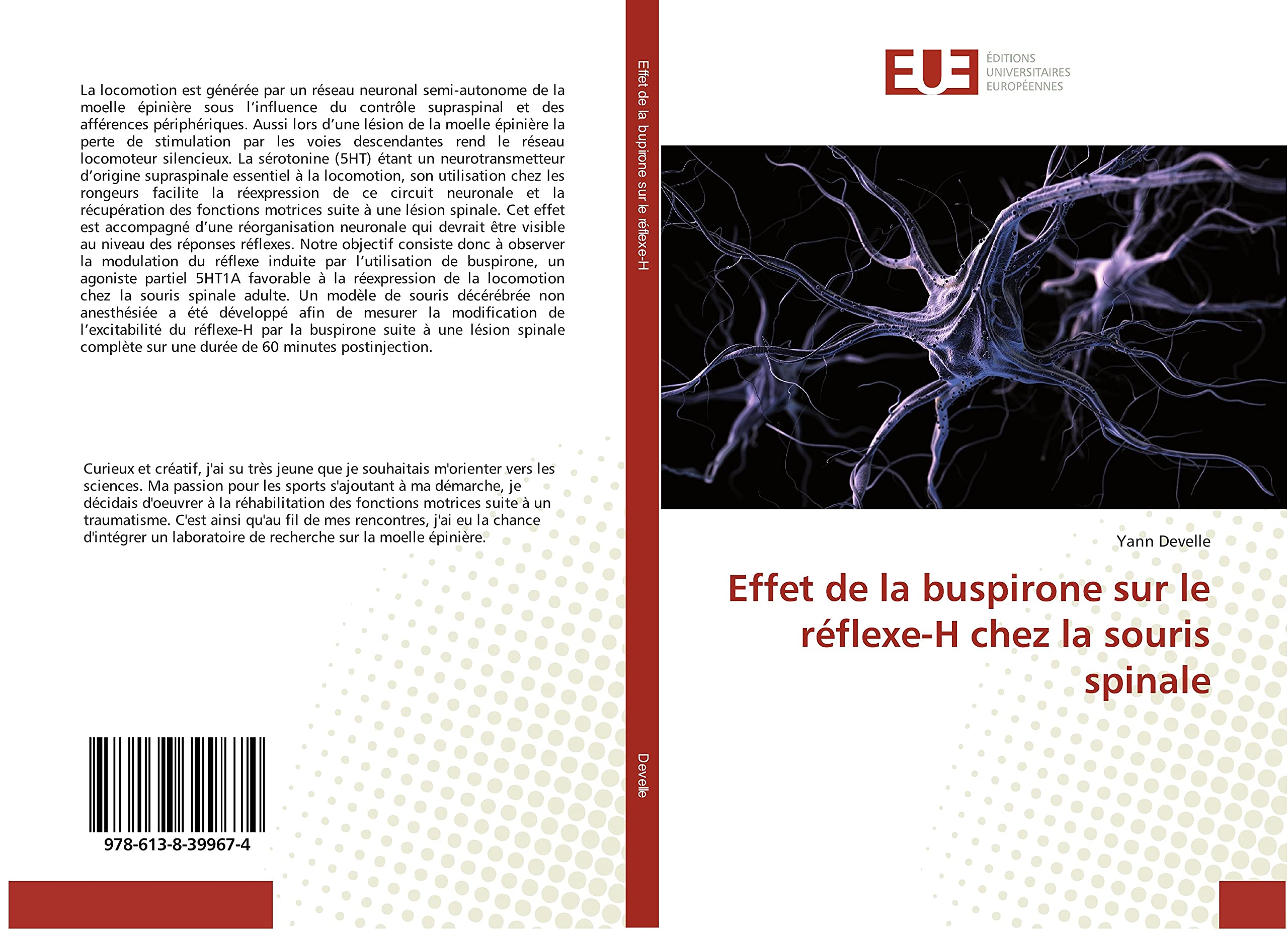 Effet de la buspirone sur le reflexe-H chez la souris spinale book