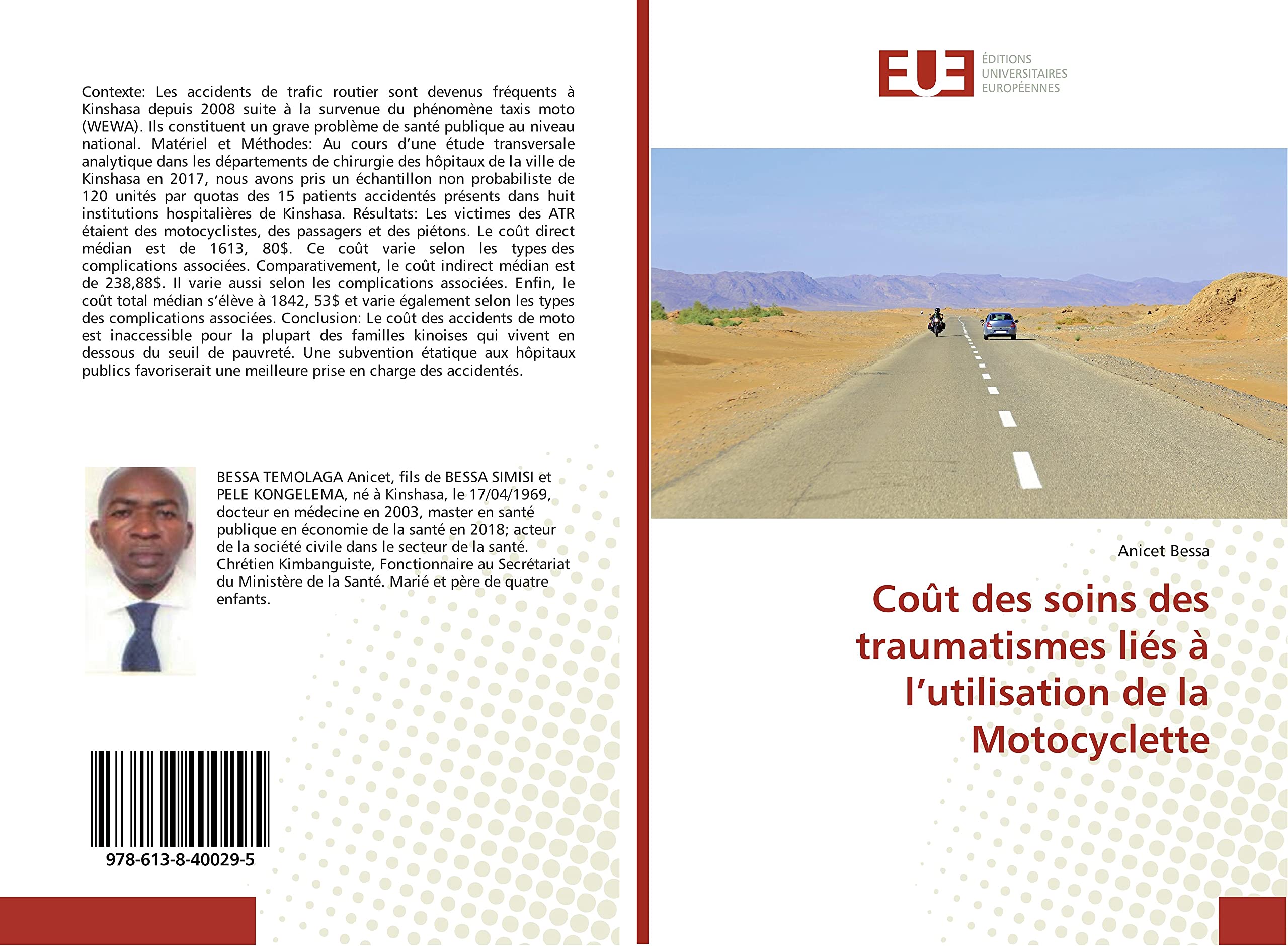 Coût des soins des traumatismes liés à l'utilisation de la Motocyclette book