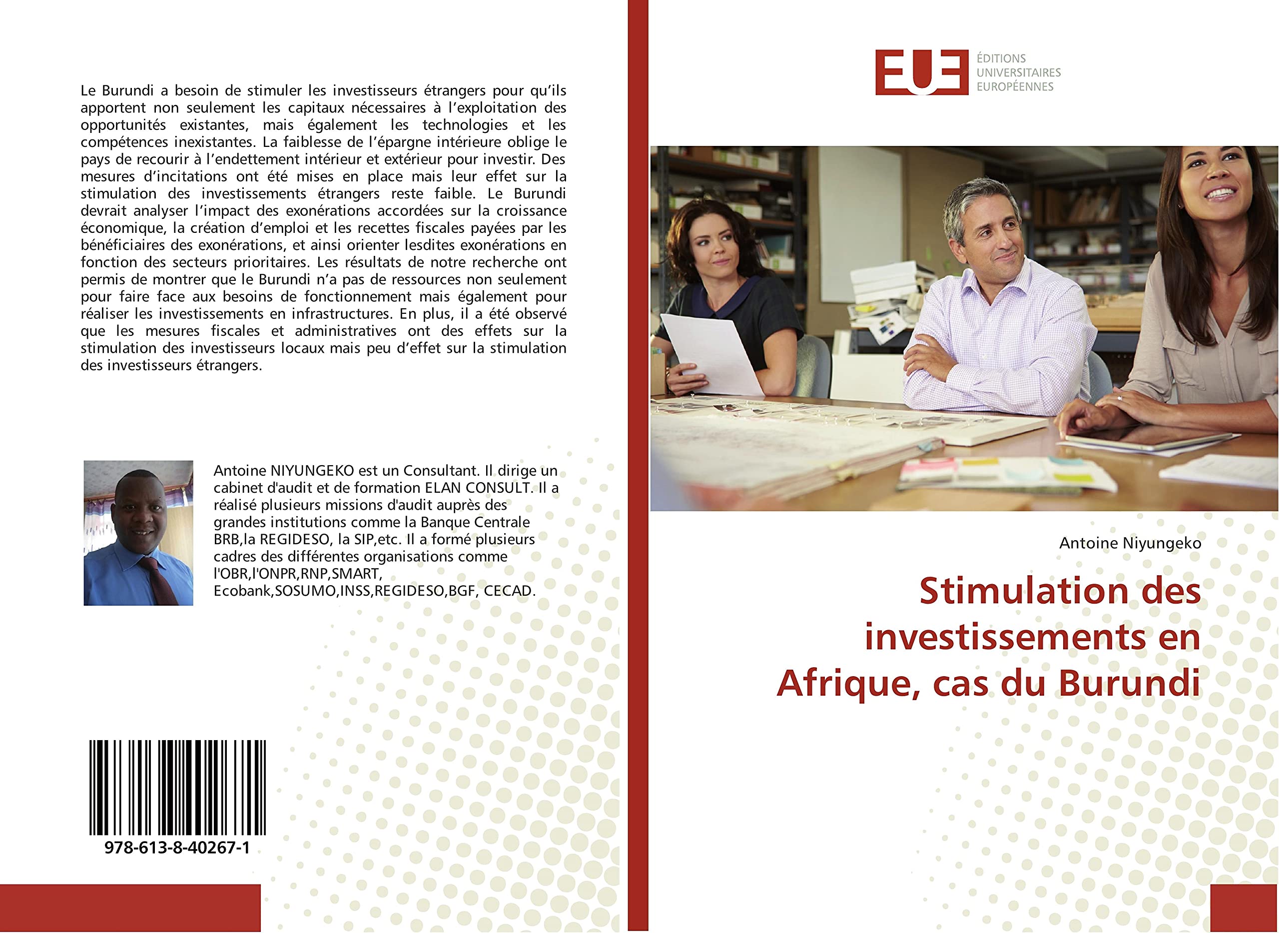 Stimulation des investissements en Afrique, cas du Burundi book