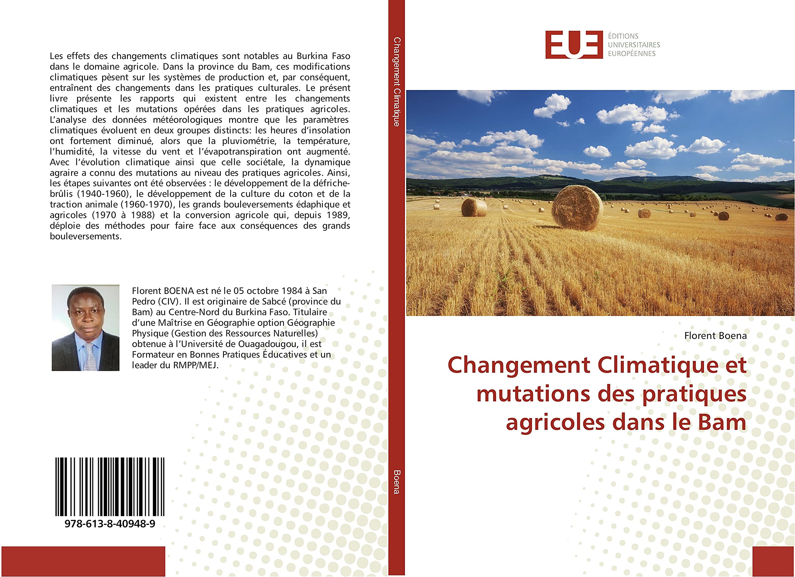 Changement Climatique et mutations des pratiques agricoles dans le Bam book