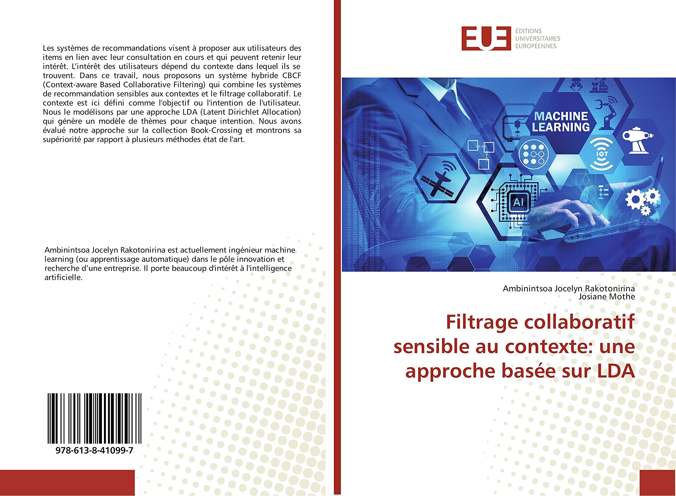 Filtrage collaboratif sensible au contexte: une approche basée sur LDA book