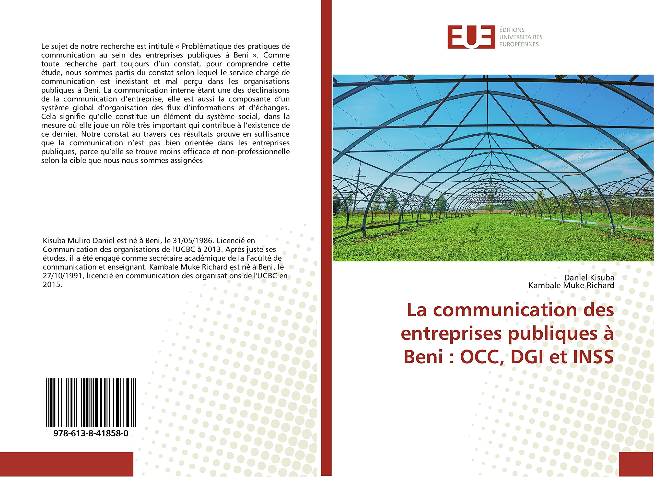 La communication des entreprises publiques à Beni : OCC, DGI et INSS book