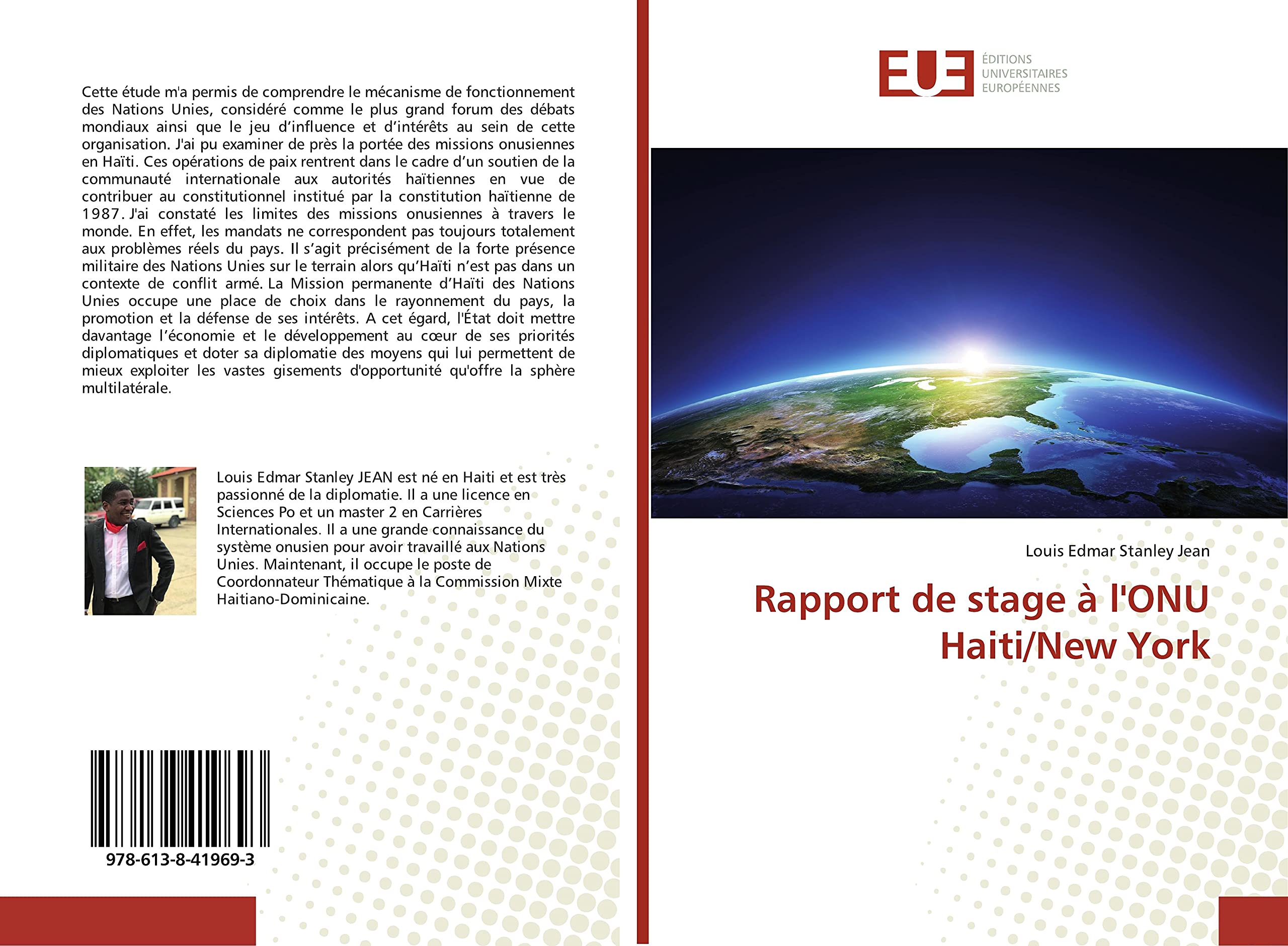 Rapport de stage à l'ONU Haiti/New York book