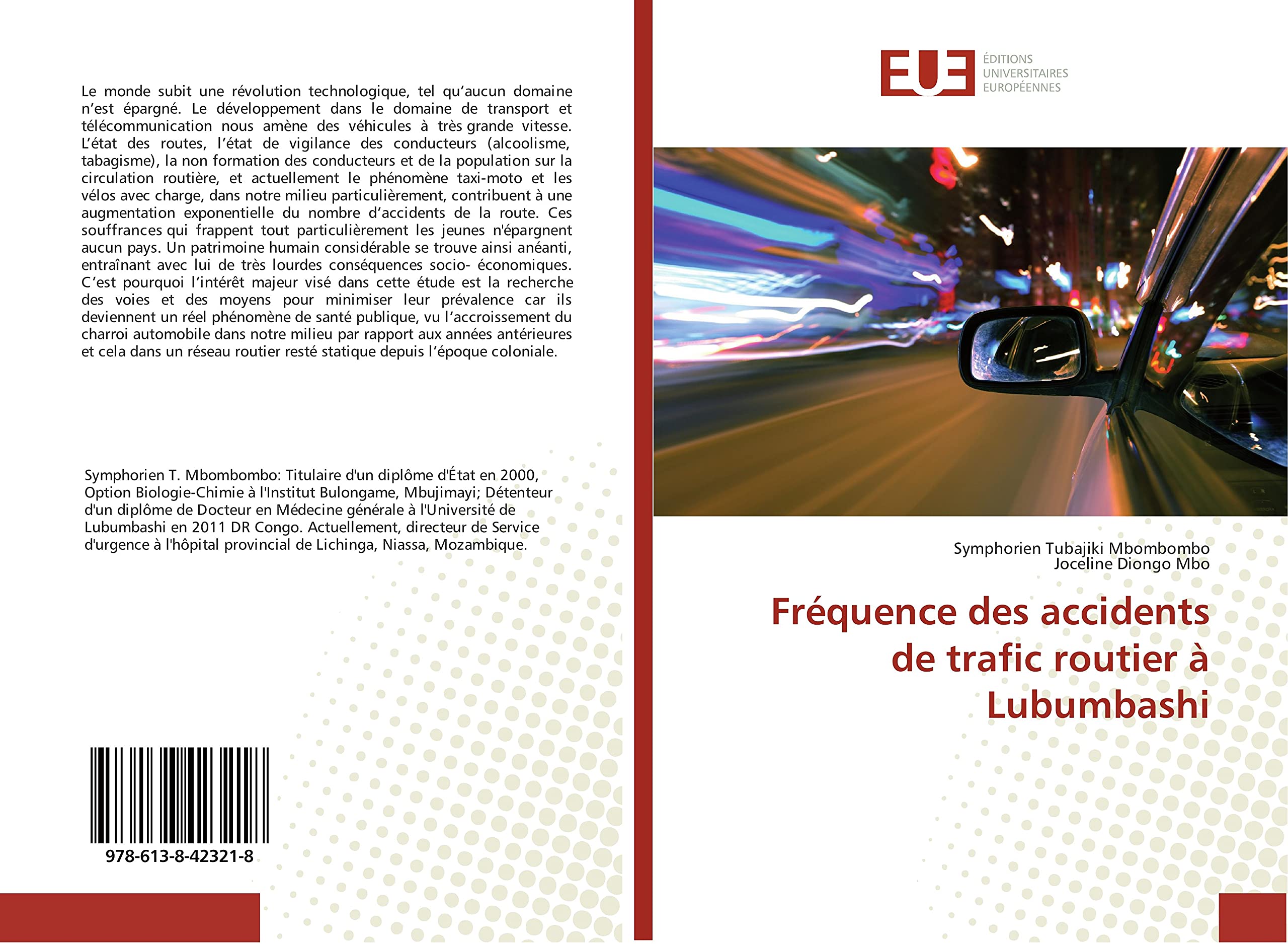 Fréquence des accidents de trafic routier à Lubumbashi book