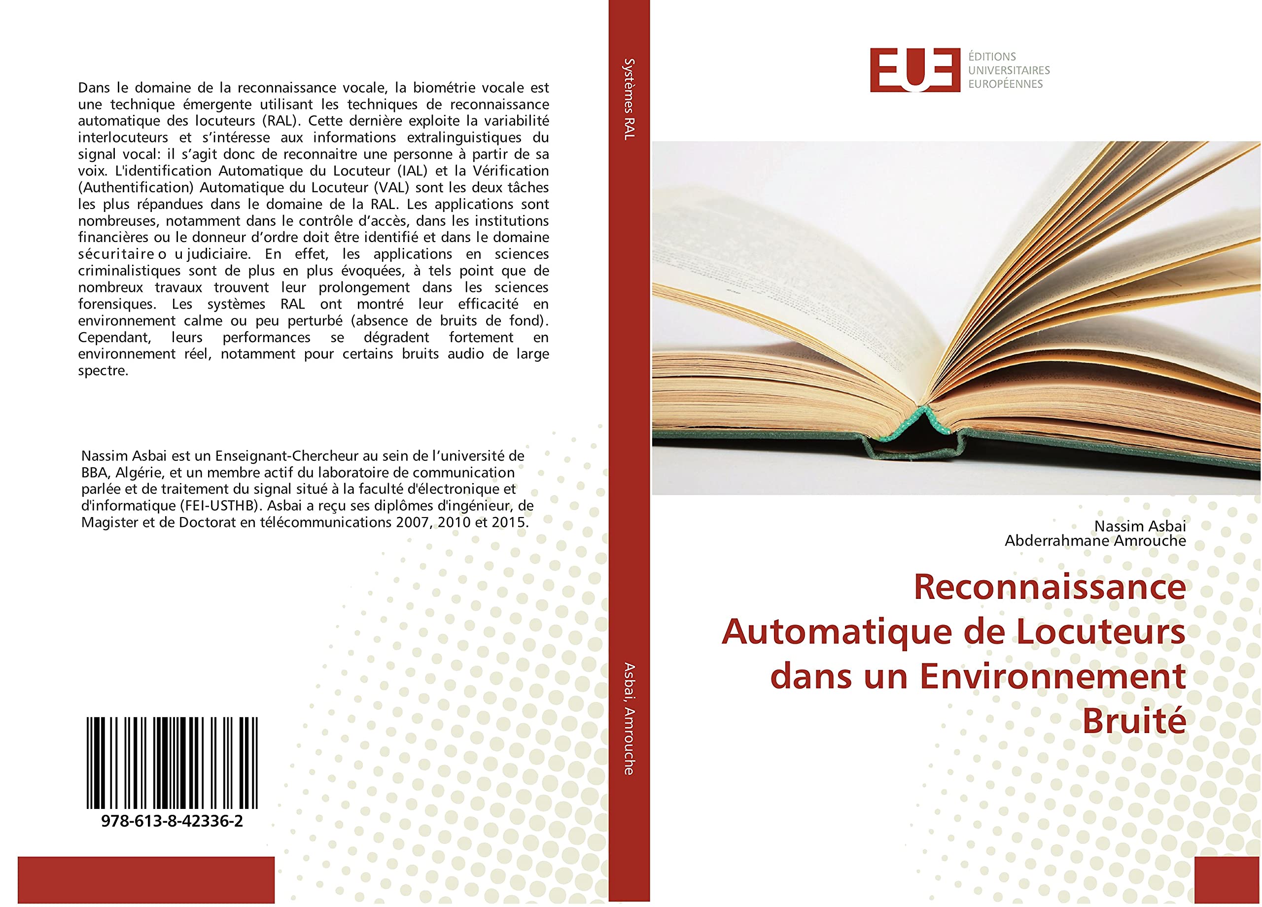 Reconnaissance Automatique de Locuteurs dans un environnement Bruite book