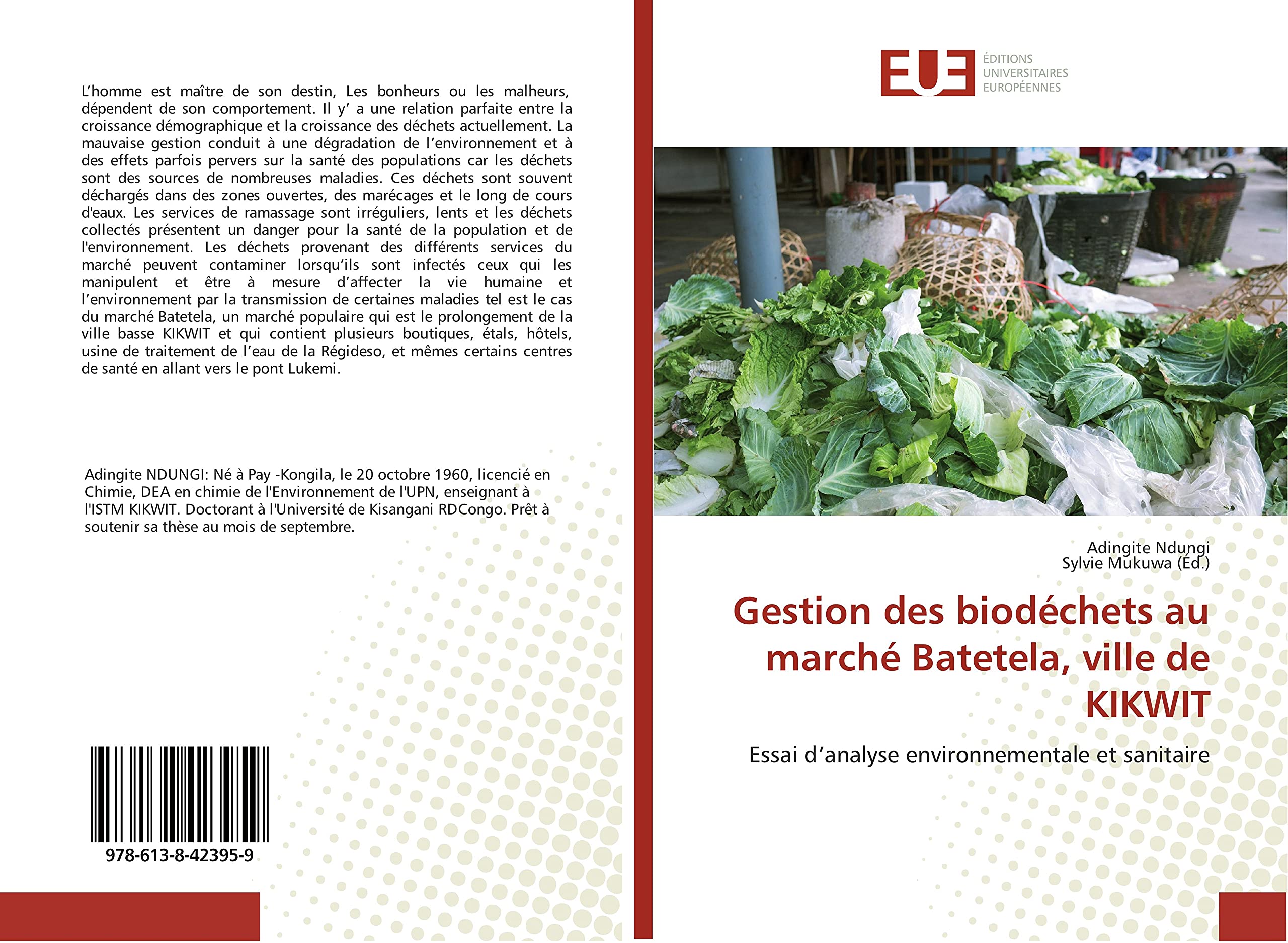 Gestion des biodéchets au marché Batetela, ville de KIKWIT: Essai d’analyse environnementale et sanitaire book