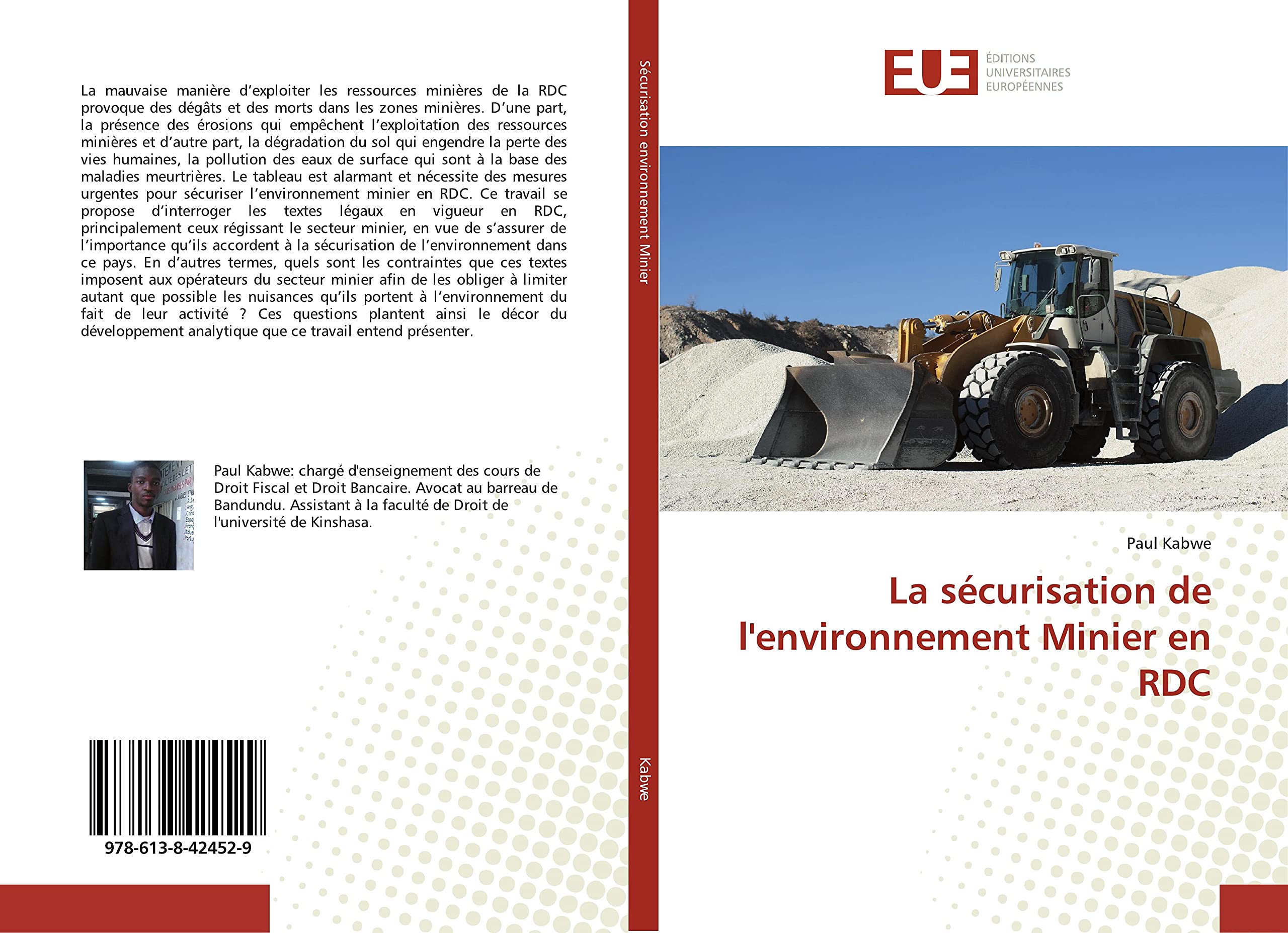 La sécurisation de l'environnement Minier en RDC book