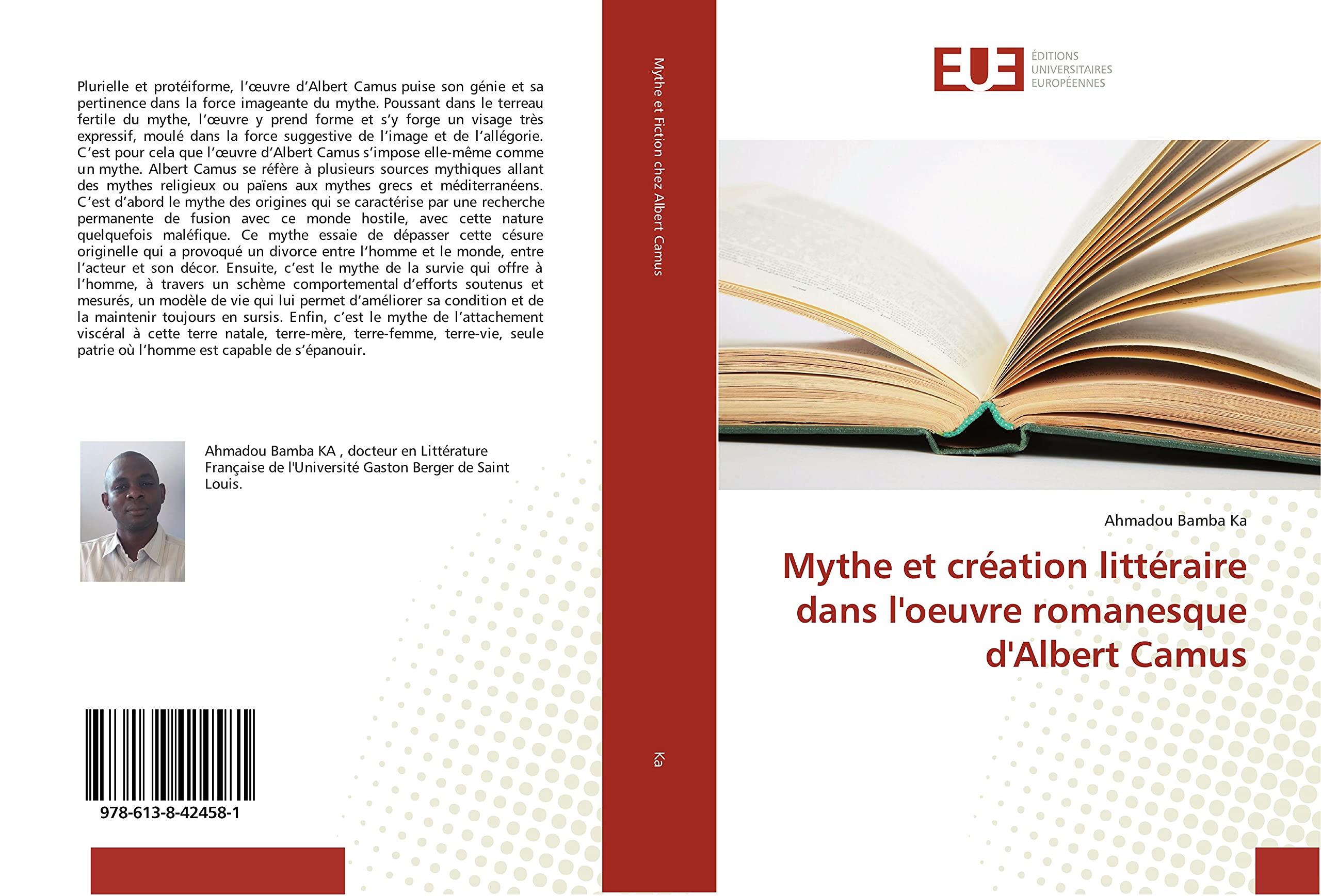 Mythe et création littéraire dans l'oeuvre romanesque d'Albert Camus book