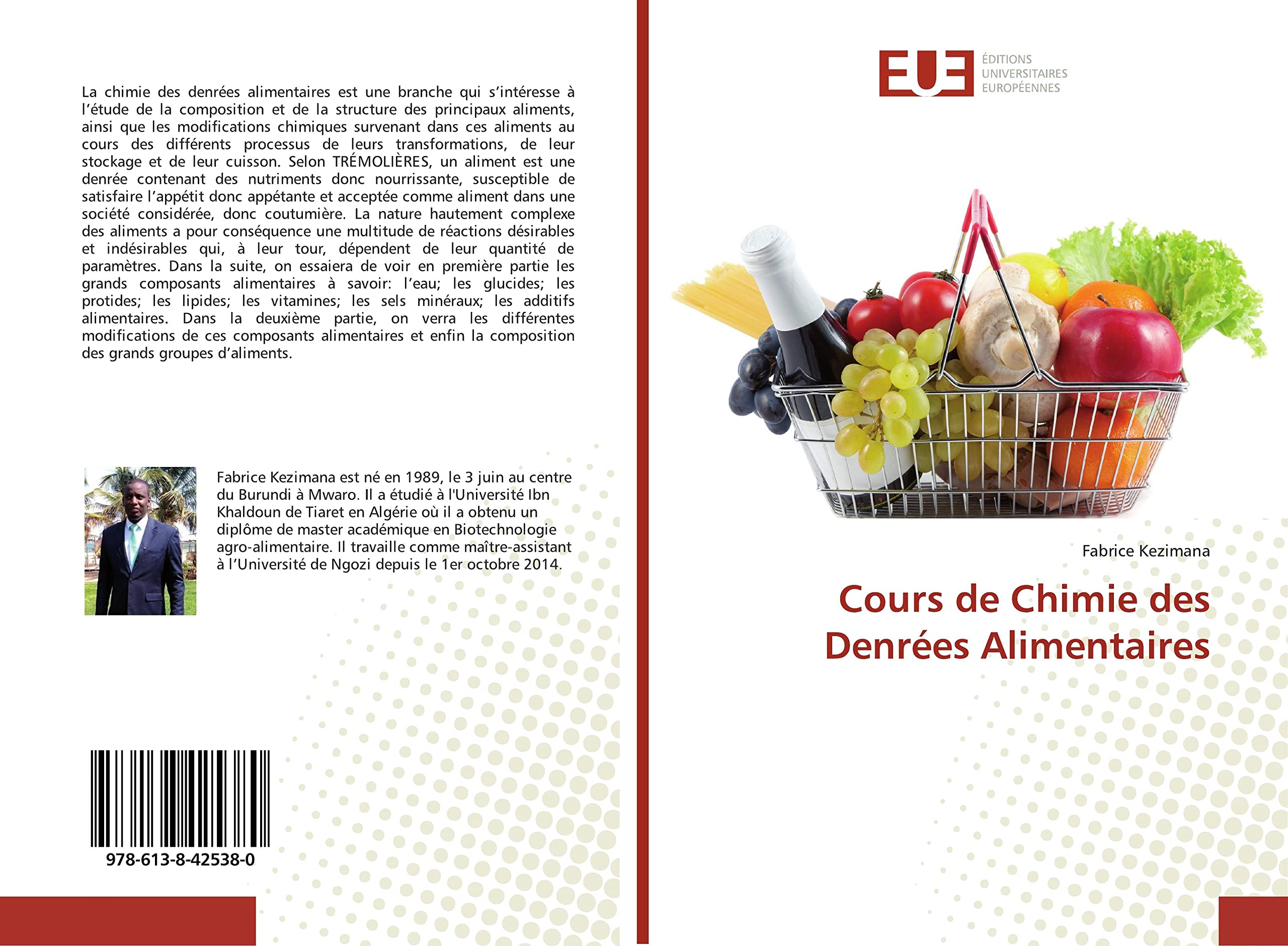 Cours de Chimie des Denrées Alimentaires book