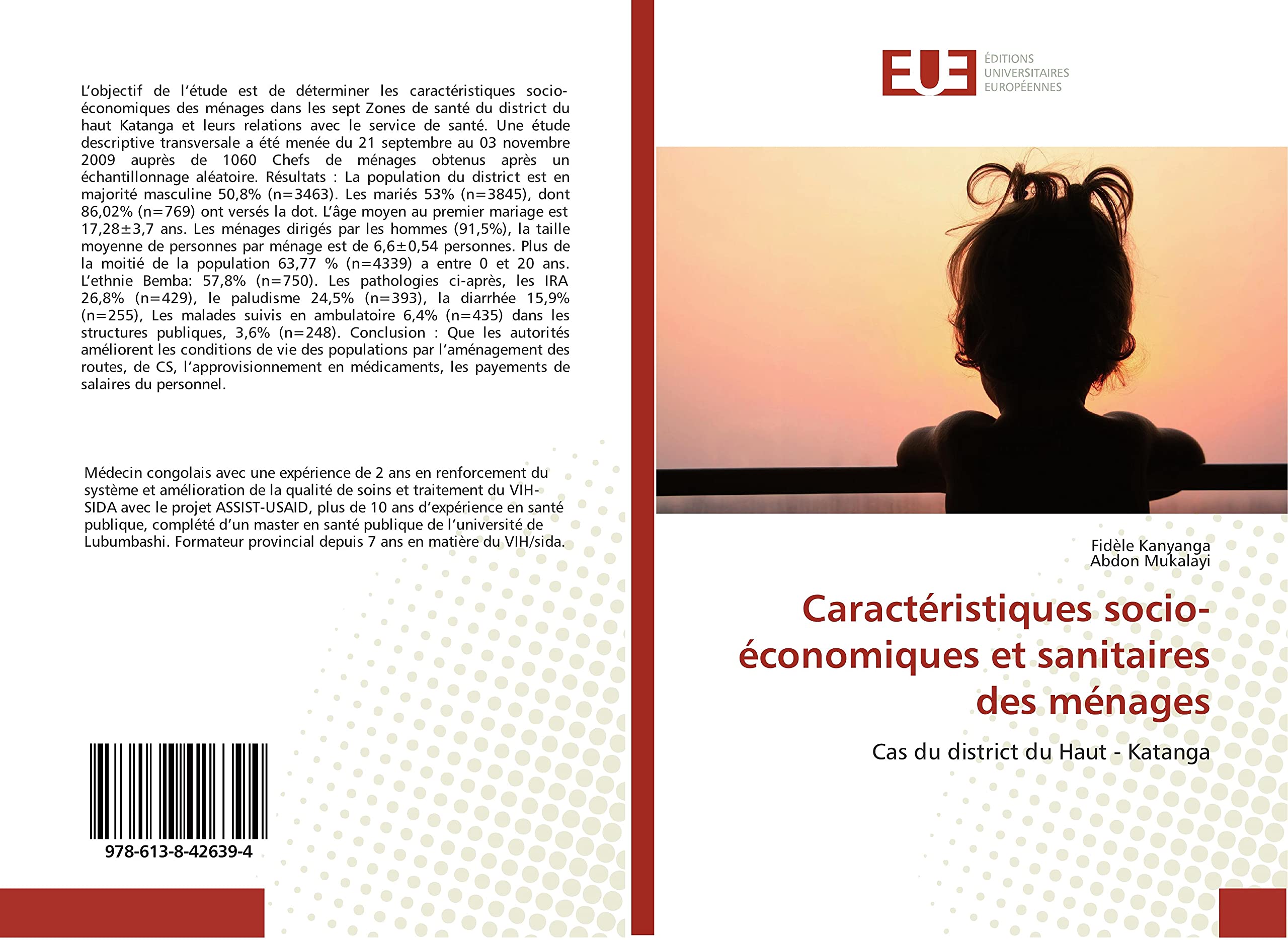 Caractéristiques socio-économiques et sanitaires des ménages: Cas du district du Haut - Katanga book