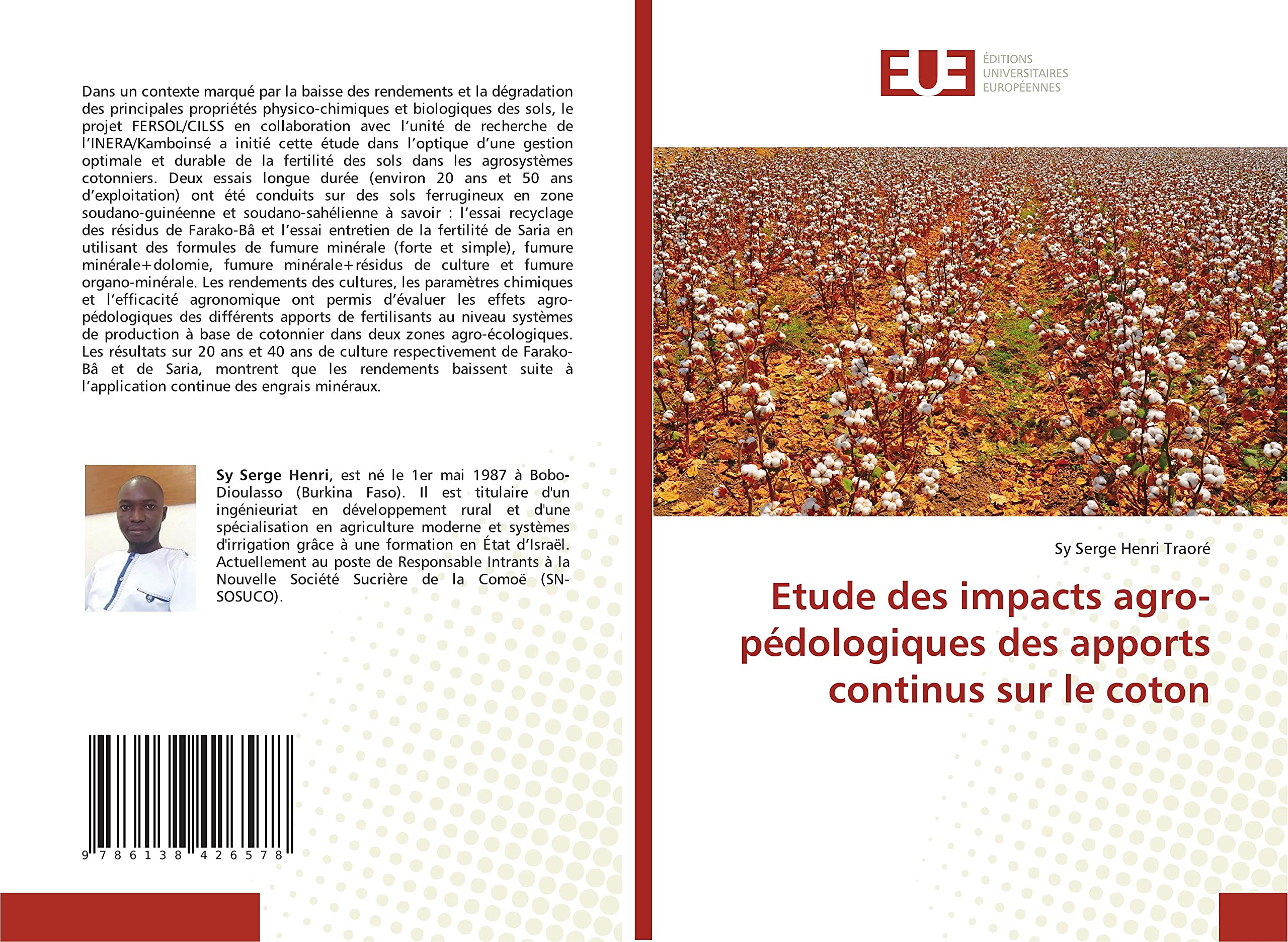 Etude des impacts agro-pédologiques des apports continus sur le coton book