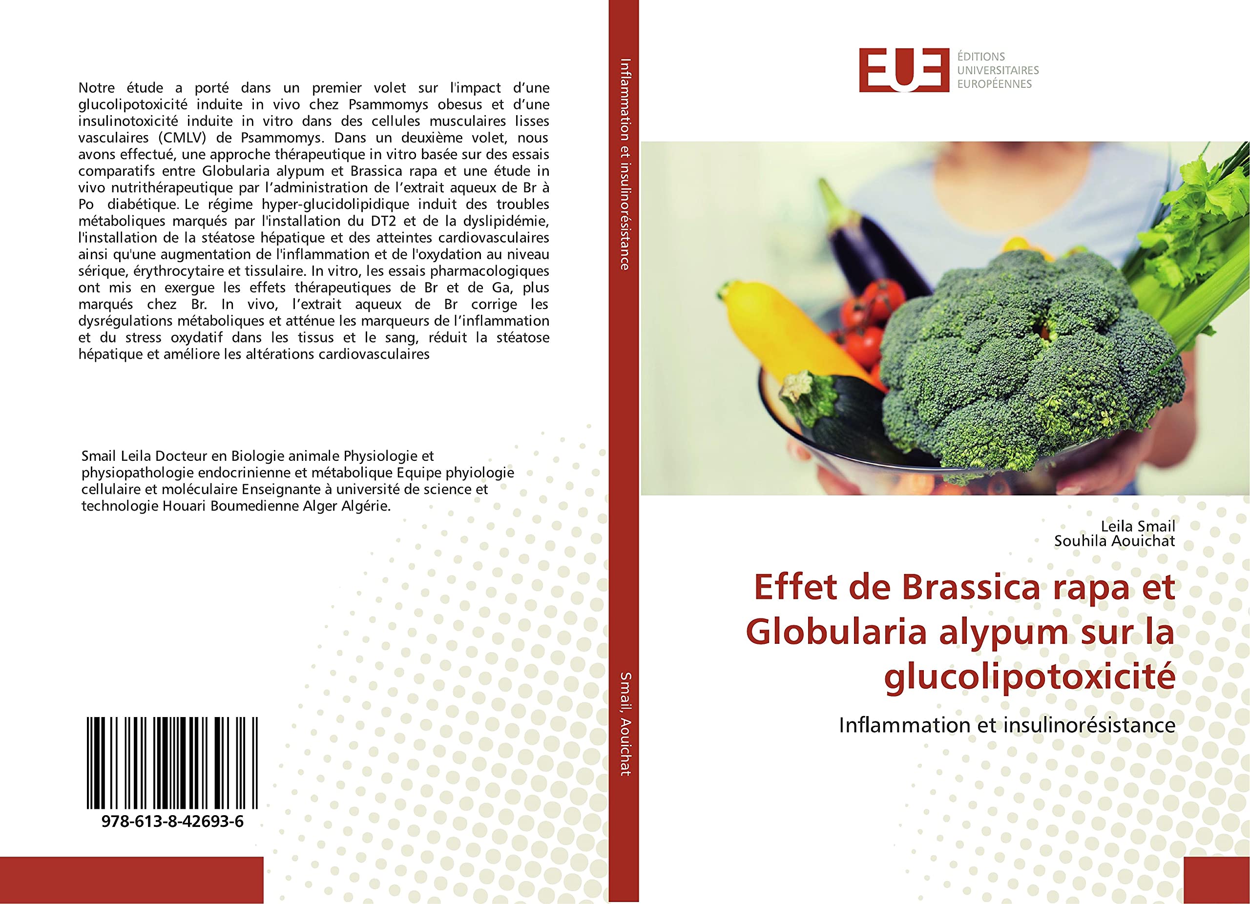 Effet de Brassica rapa et Globularia alypum sur la glucolipotoxicité: Inflammation et insulinorésistance book