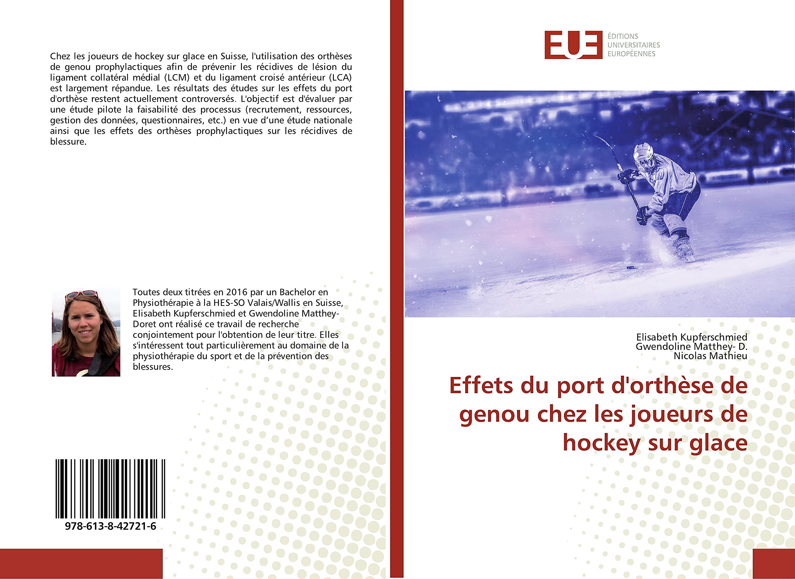Effets du port d'orthèse de genou chez les joueurs de hockey sur glace book
