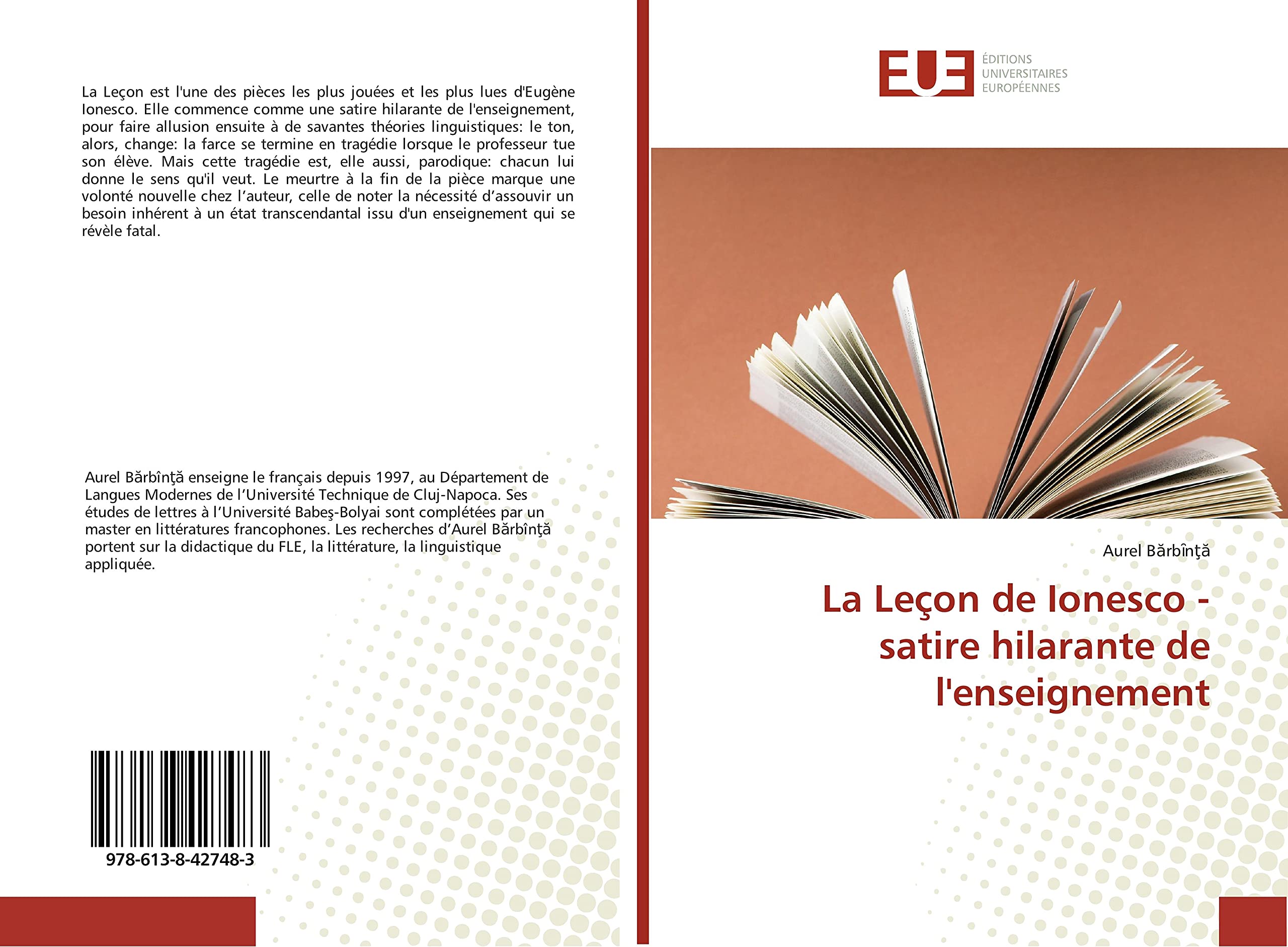 La Leçon de Ionesco - satire hilarante de l'enseignement book