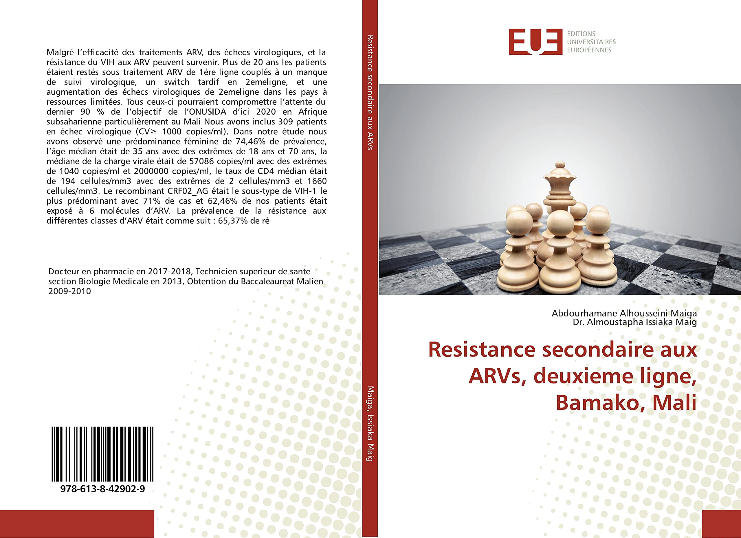 Resistance secondaire aux ARVs, deuxieme ligne, Bamako, Mali book