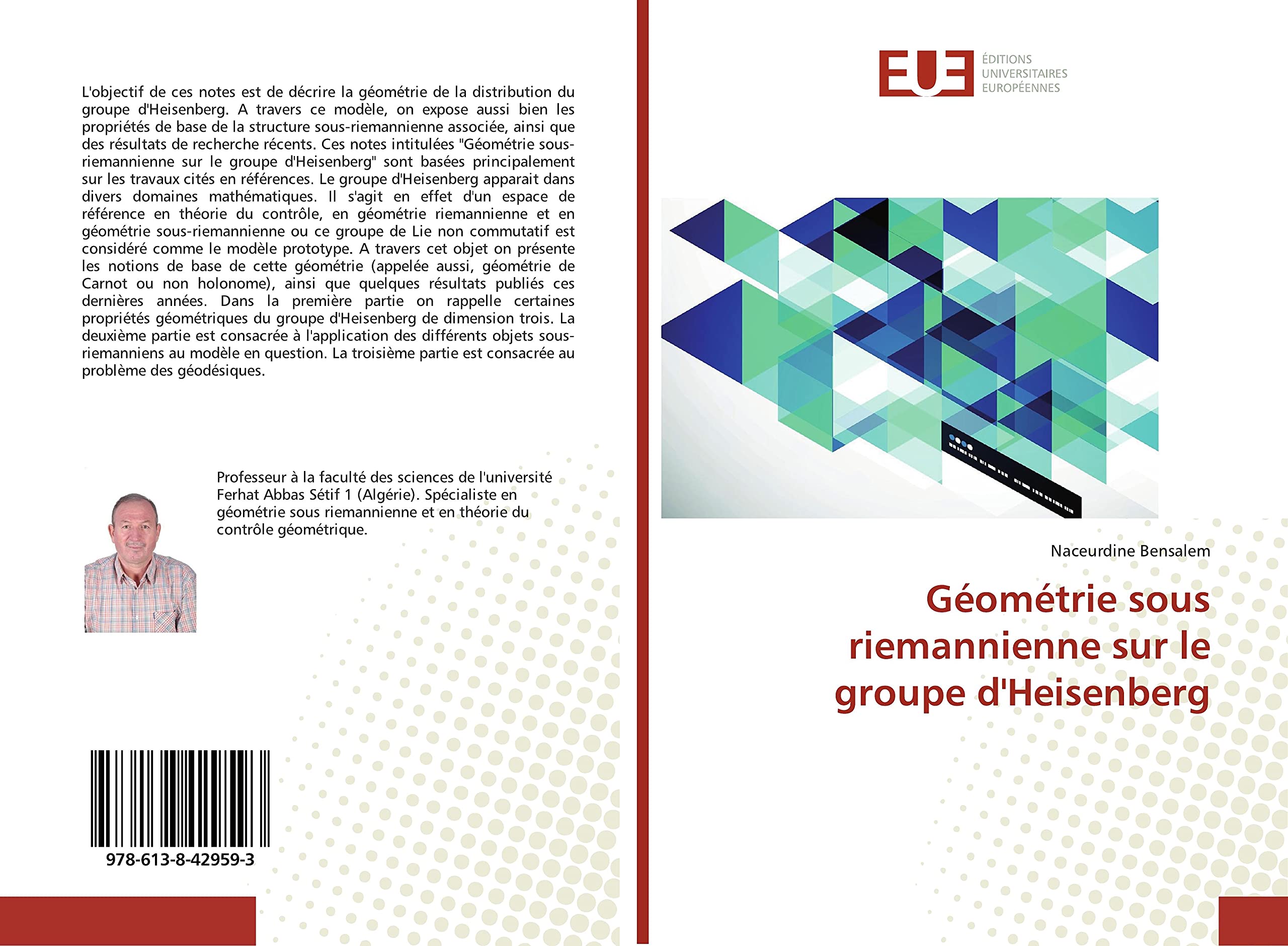Géométrie sous riemannienne sur le groupe d'Heisenberg book