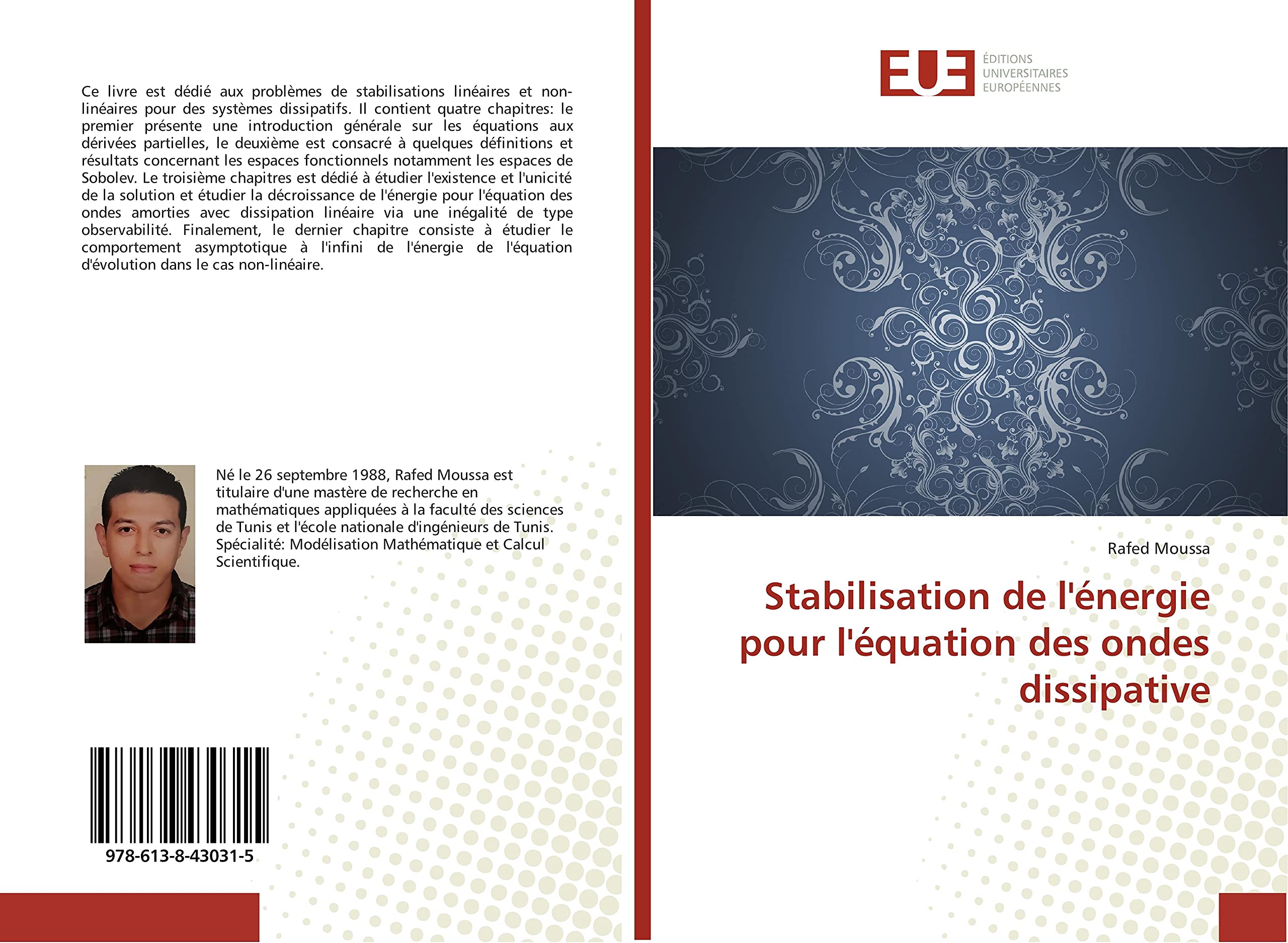 Stabilisation de l'énergie pour l'équation des ondes dissipative book