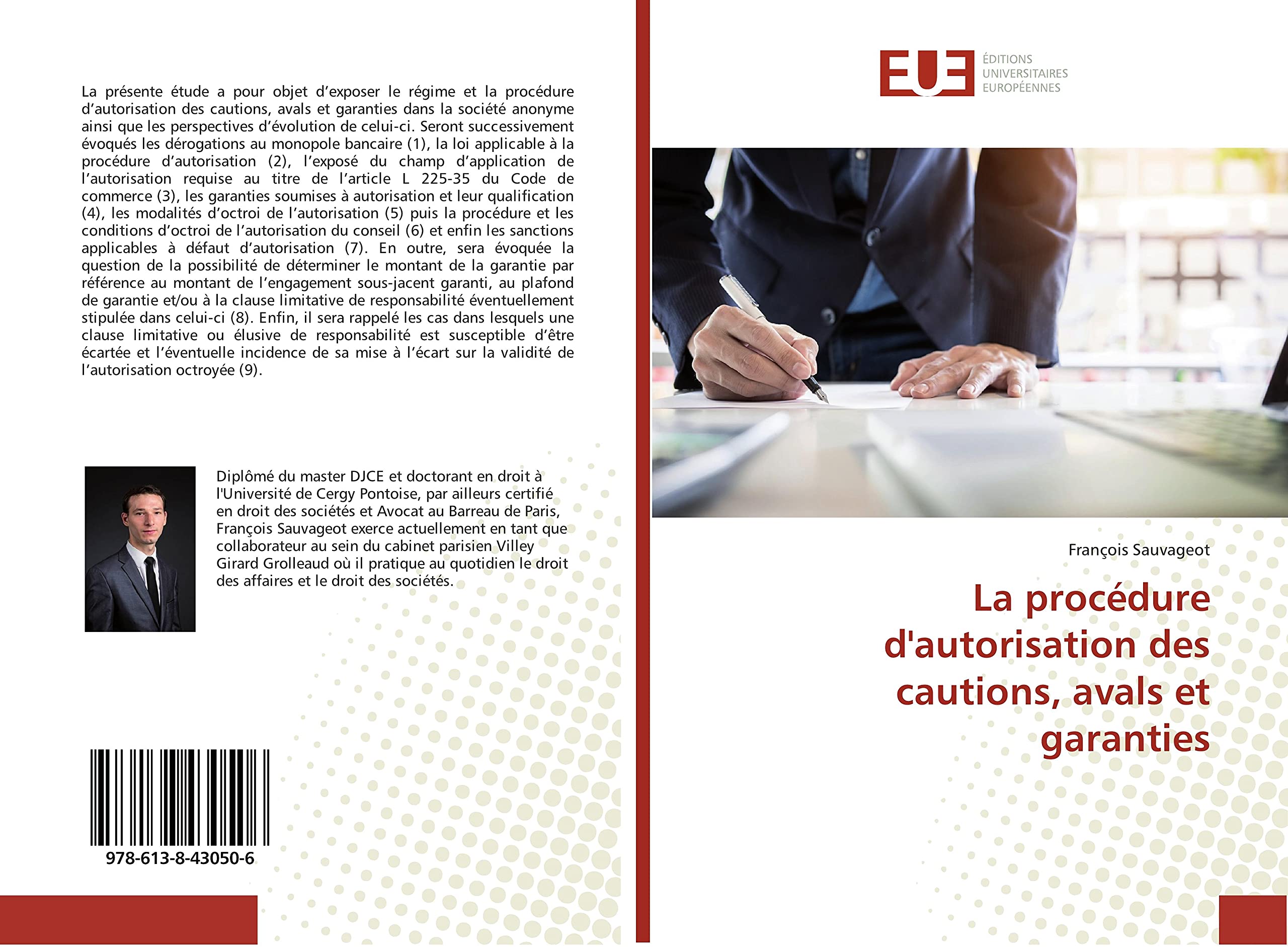 La procédure d'autorisation des cautions, avals et garanties book