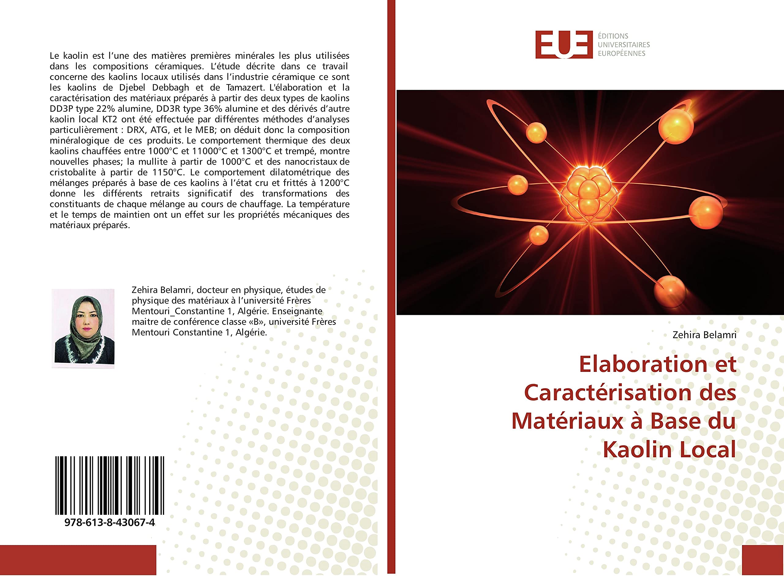 Elaboration et Caractérisation des Matériaux à Base du Kaolin Local book