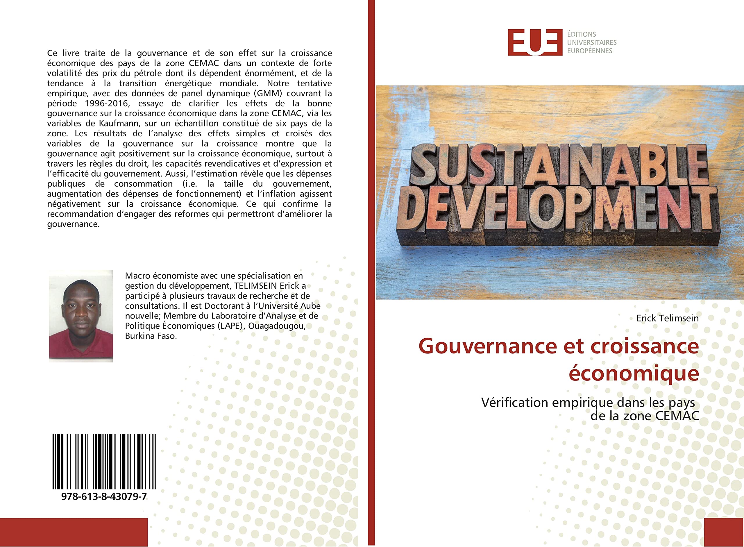 Gouvernance et croissance économique: Vérification empirique dans les pays de la zone CEMAC book