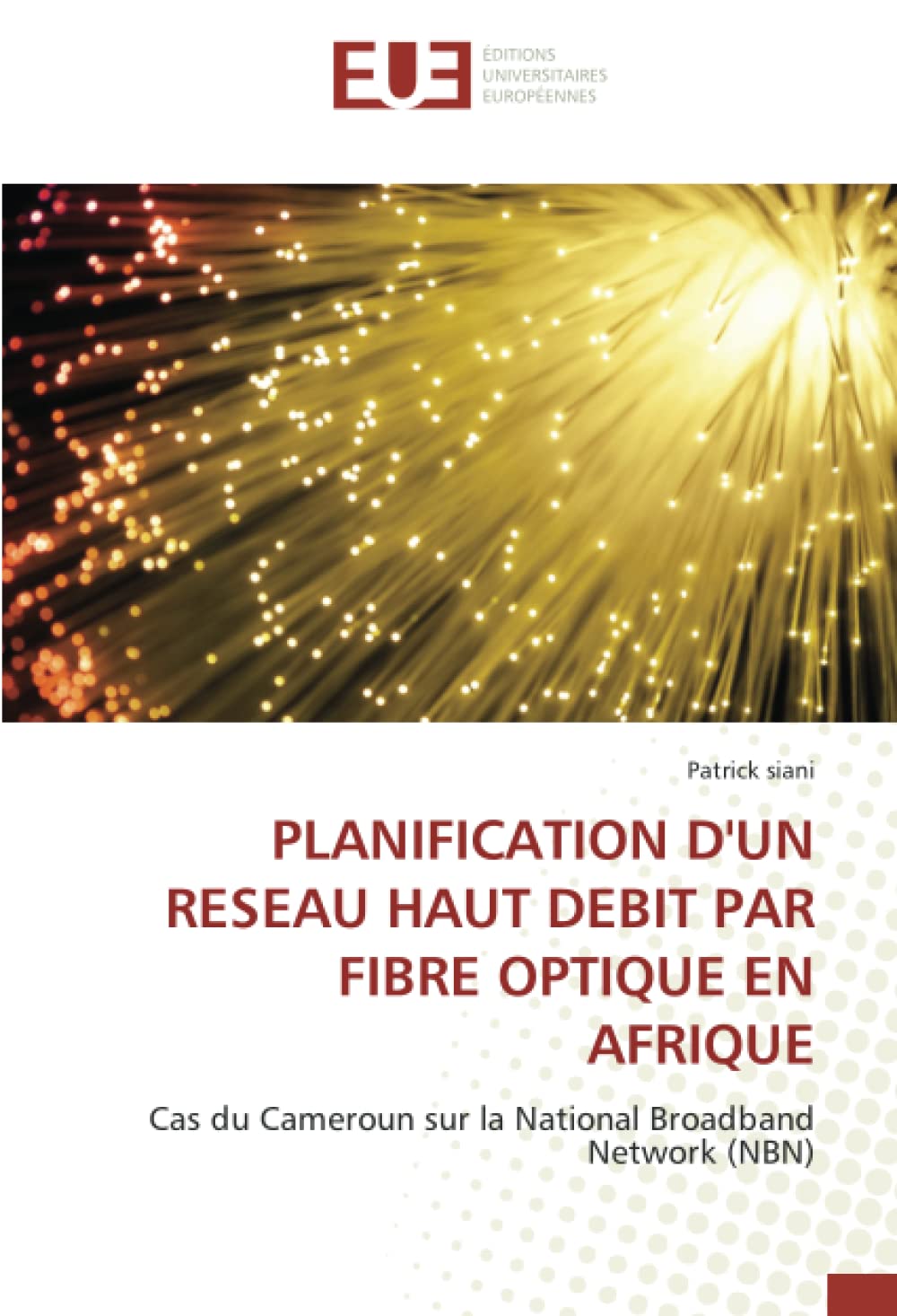 PLANIFICATION D'UN RESEAU HAUT DEBIT PAR FIBRE OPTIQUE EN AFRIQUE: Cas du Cameroun sur la National Broadband Network (NBN) book