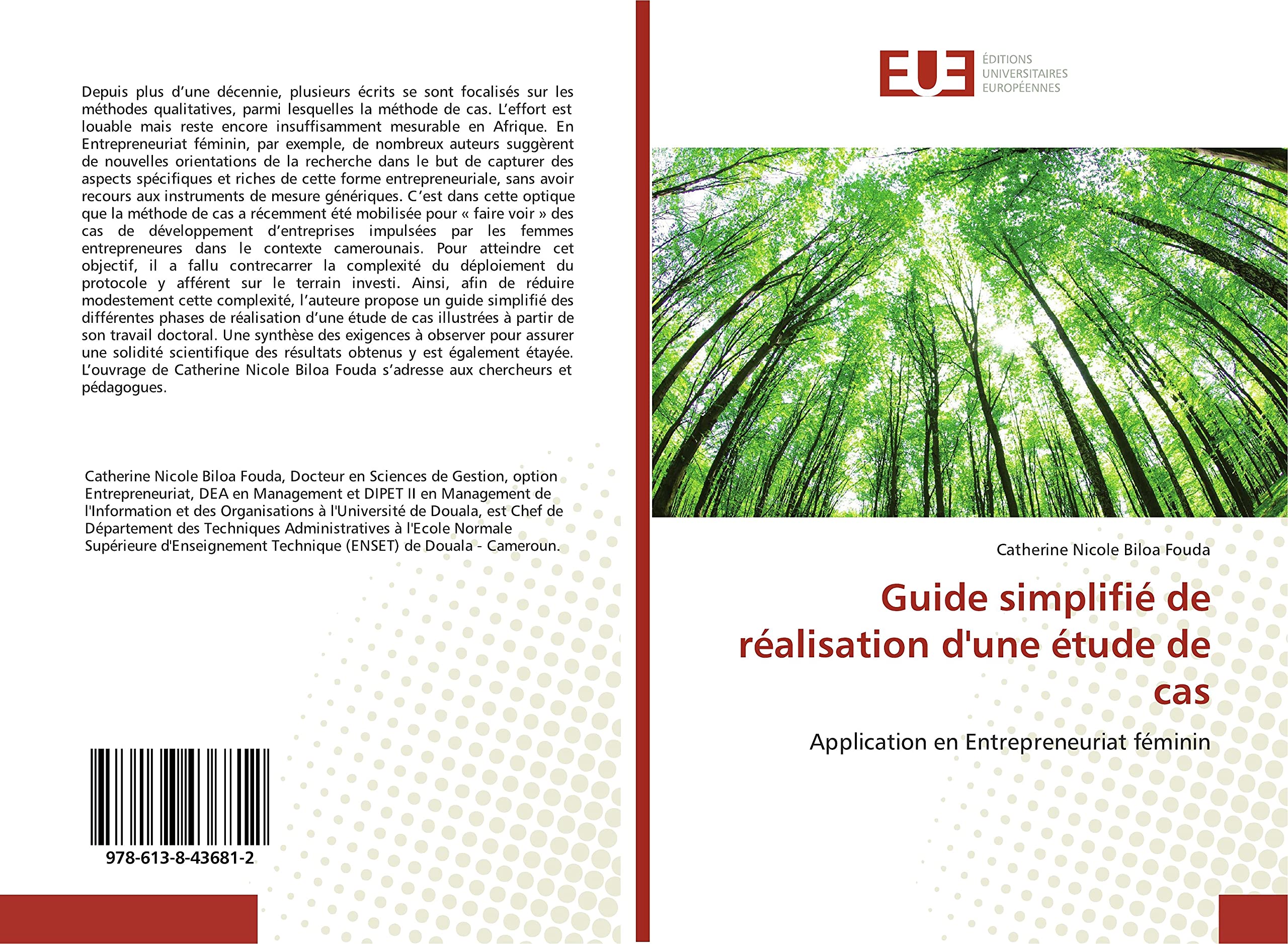 Guide simplifié de réalisation d'une étude de cas: Application en Entrepreneuriat féminin book
