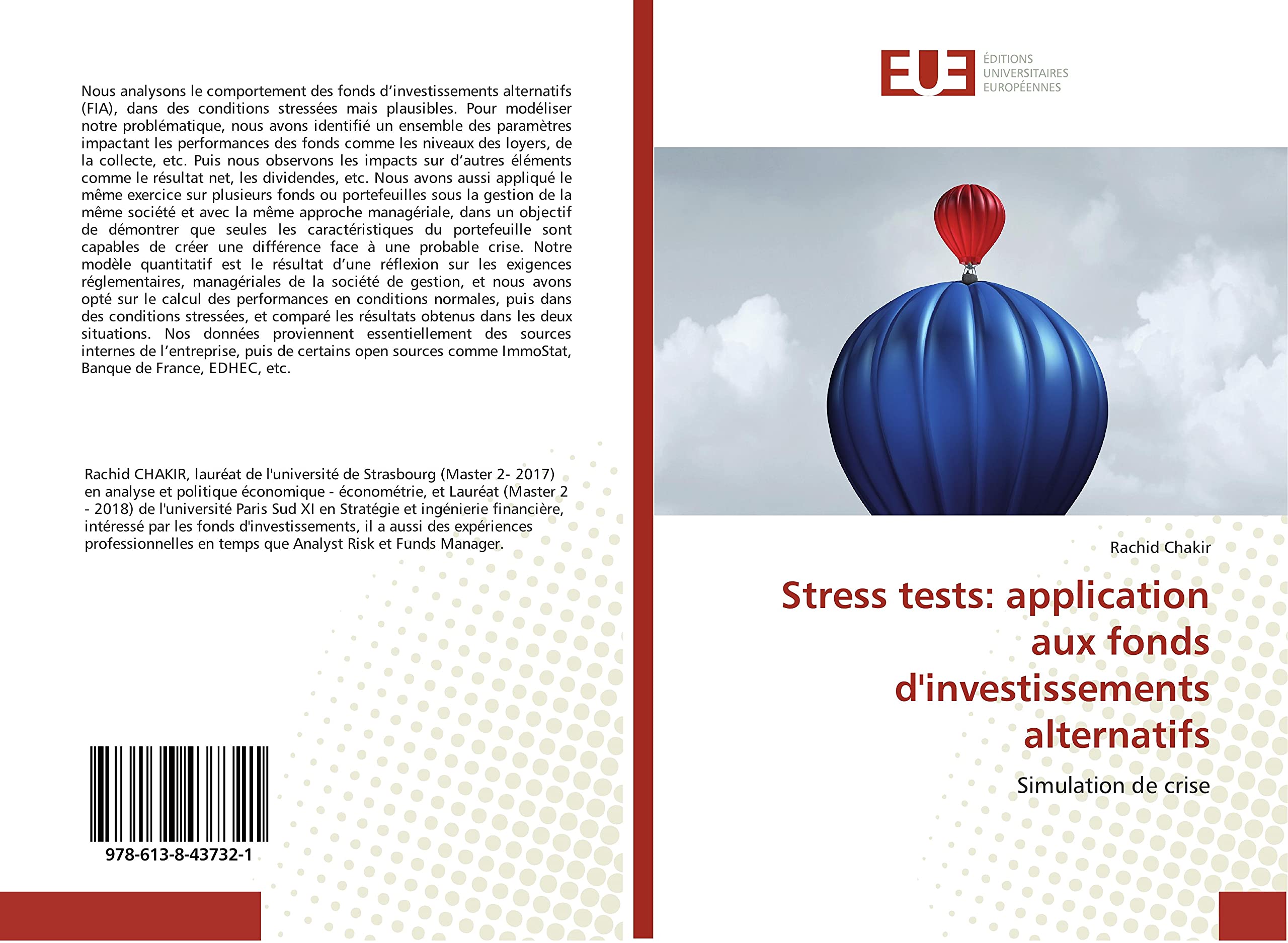 Stress tests: application aux fonds d'investissements alternatifs: Simulation de crise book