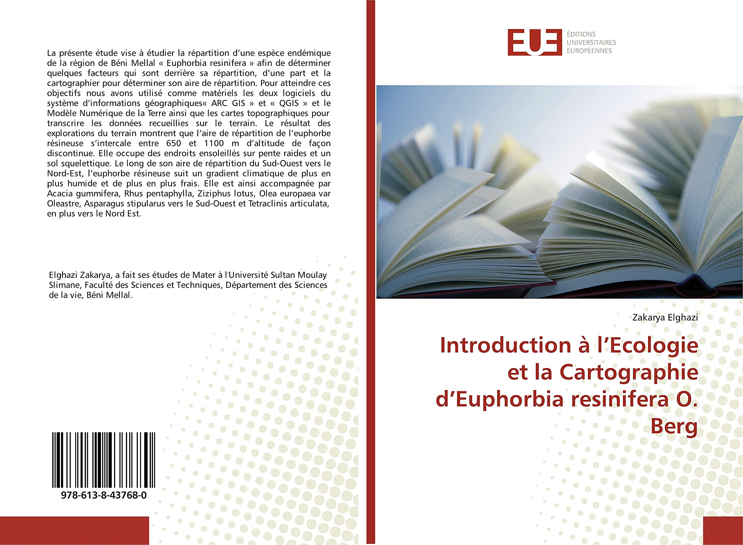 Introduction à l’Ecologie et la Cartographie d’Euphorbia resinifera O. Berg book